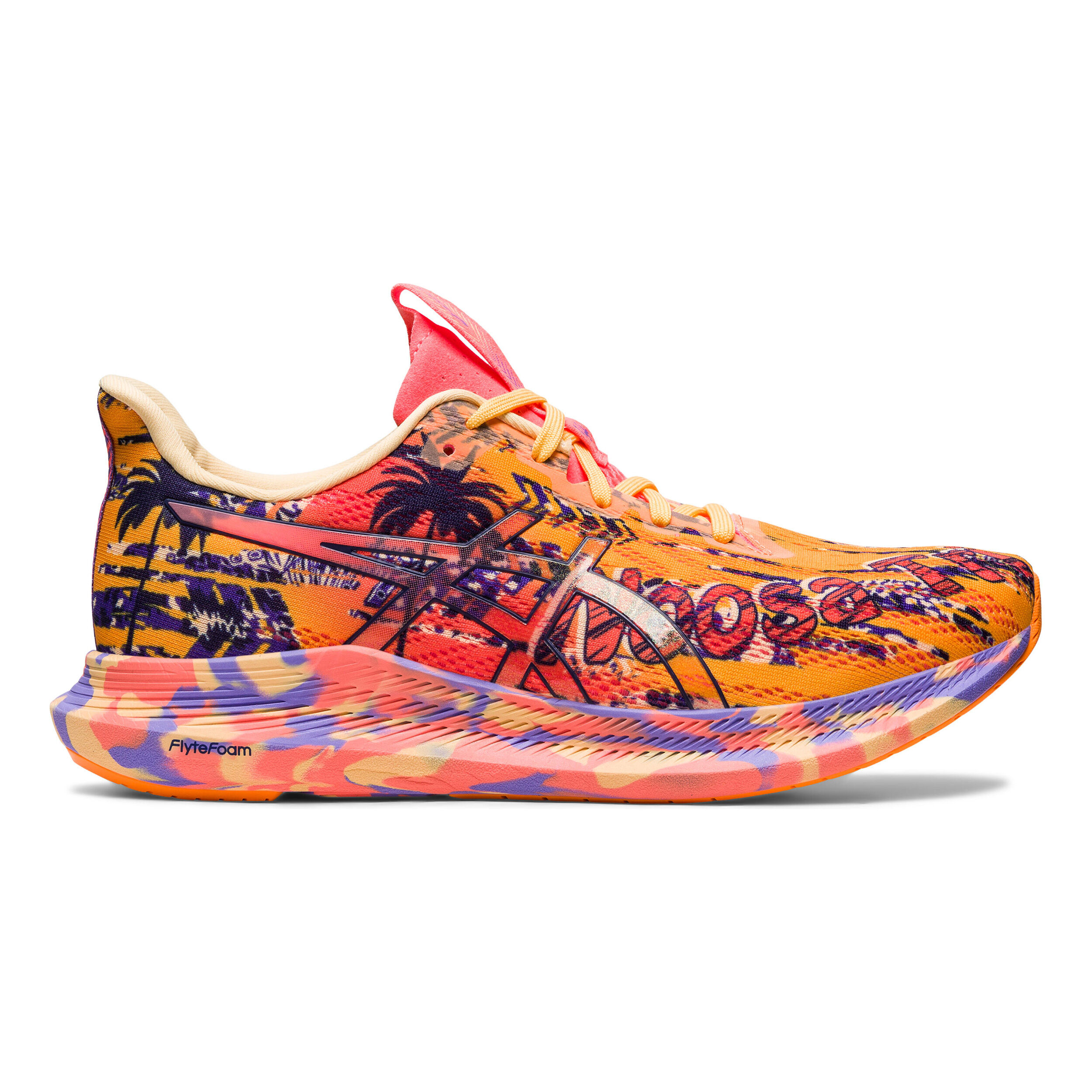 Gel Noosa Tri 14 Wettkampfschuh Damen Orange Rosa