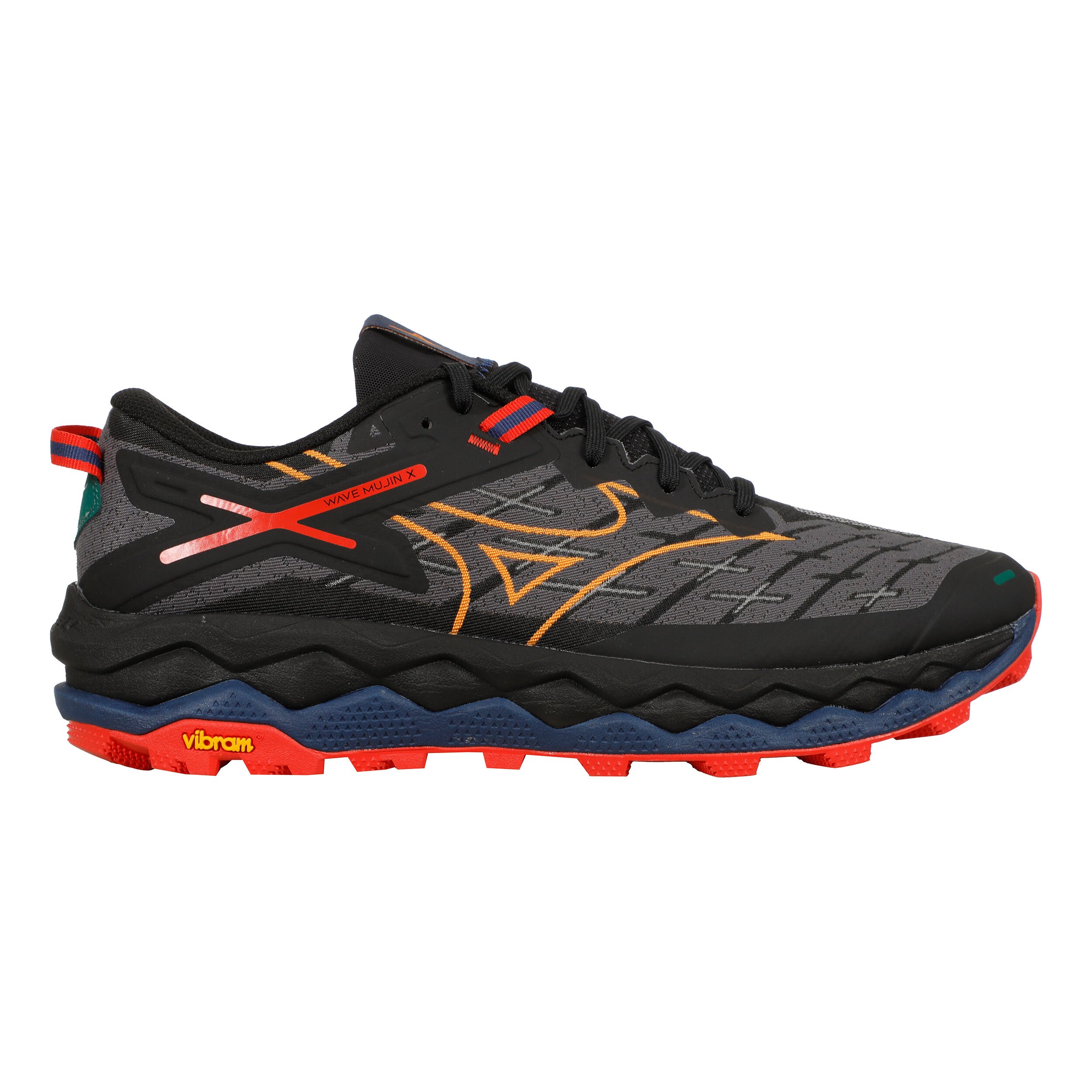 Wave Mujin 10 Trailschuh Herren Schwarz Orange