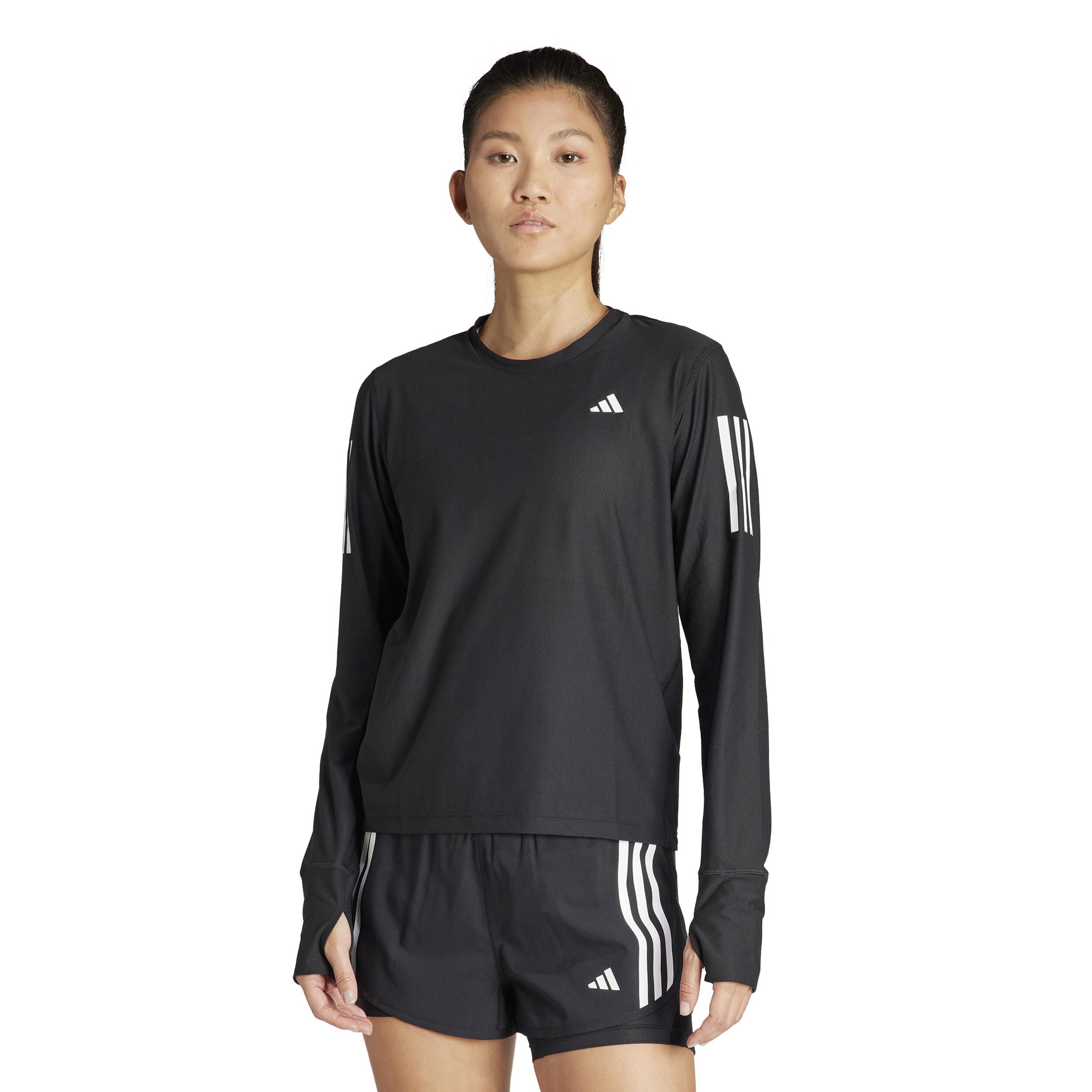 Own The Run Longsleeve Damen Schwarz