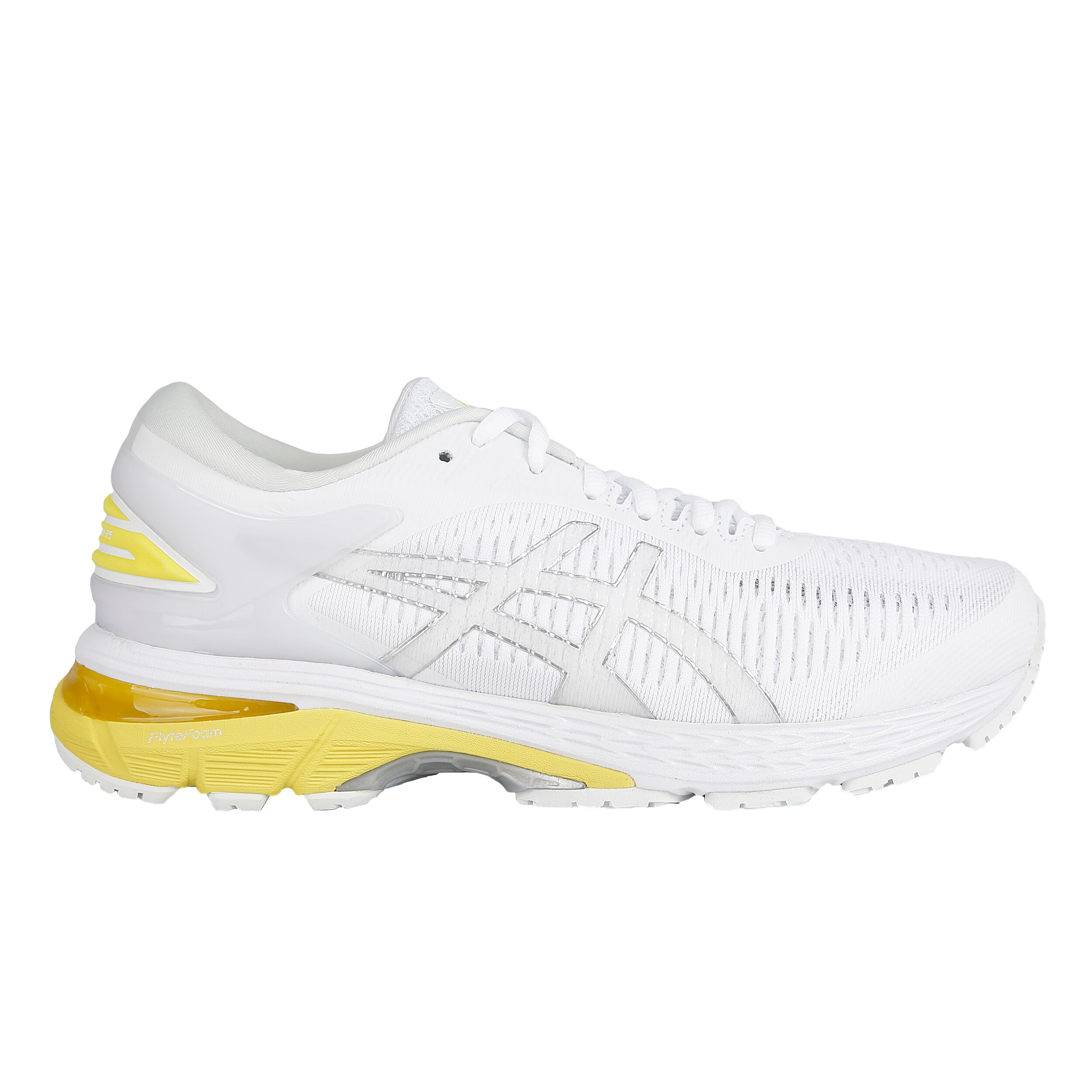 Gel Kayano 25 Stabilitatsschuh Damen WeiB Hellgrau