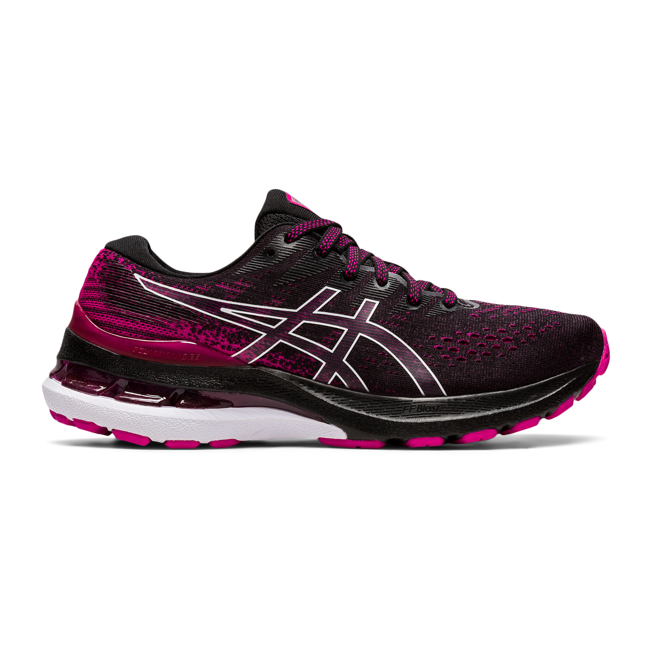 Gel Kayano 28 Stabilitatsschuh Damen Schwarz Pink