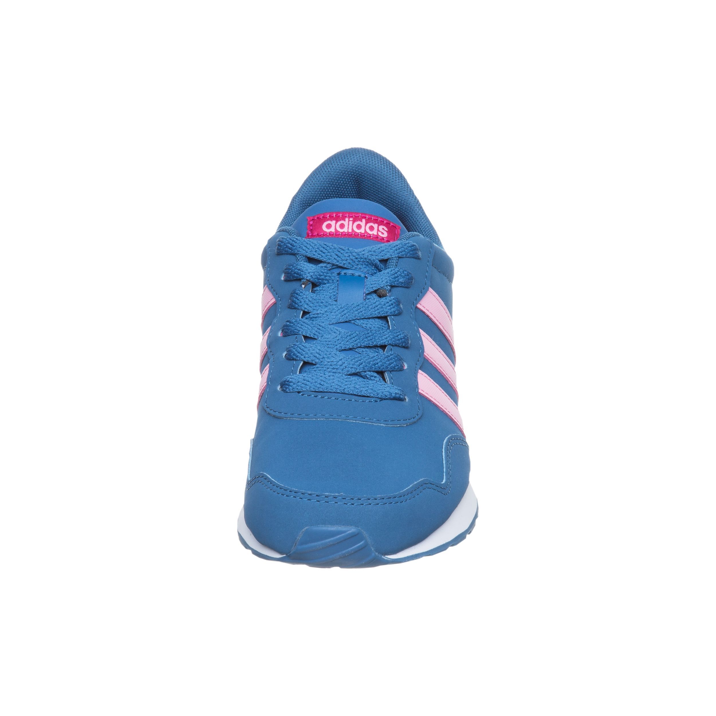 V Jog Sneaker Kinder Blau Pink