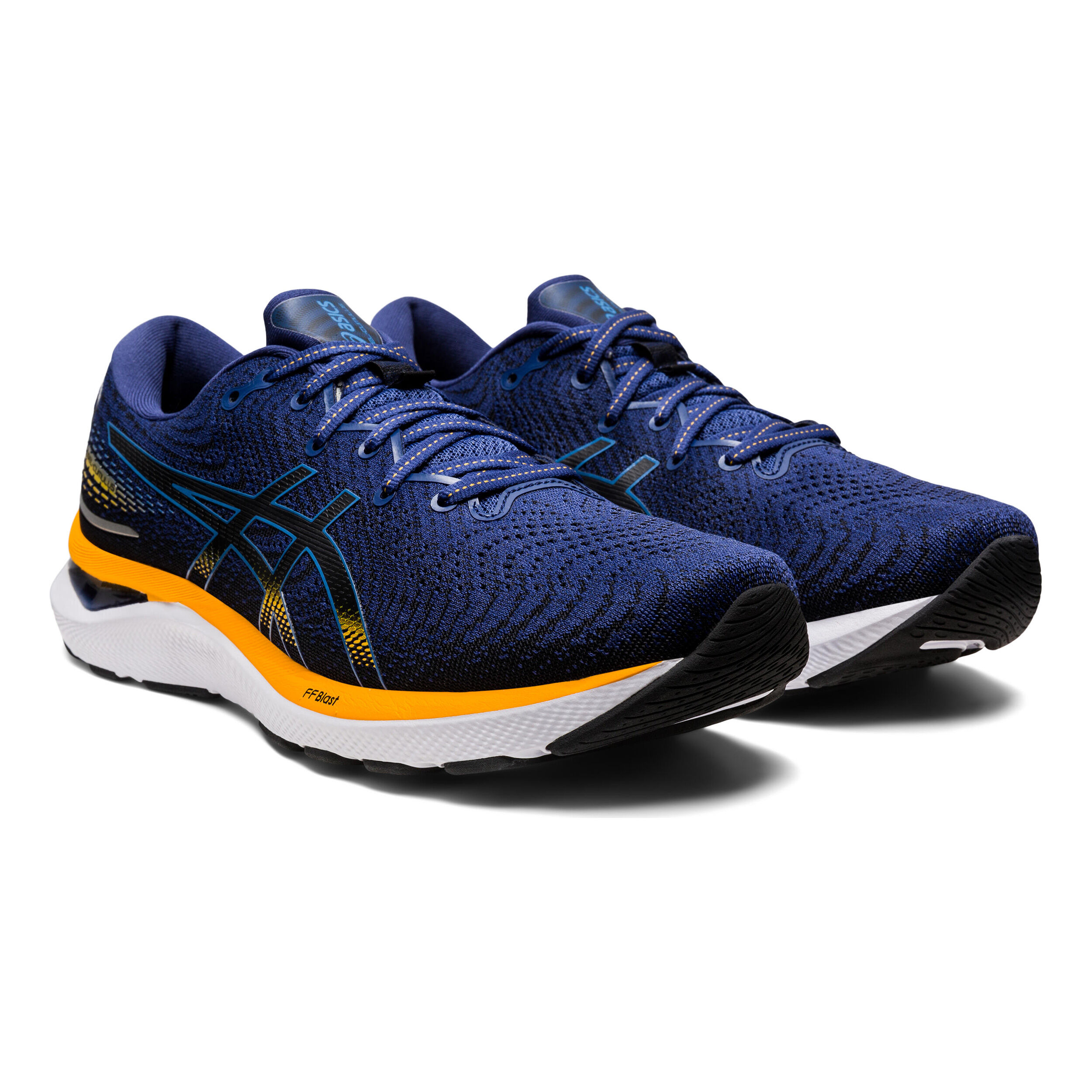 ASICS Gel Cumulus 24 Neutralschuh Herren Blau Orange online kaufen Running Point DE