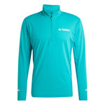adidas Bekleidung adidas Terrex XPR Half-Zip Laufshirt Herren-Grün