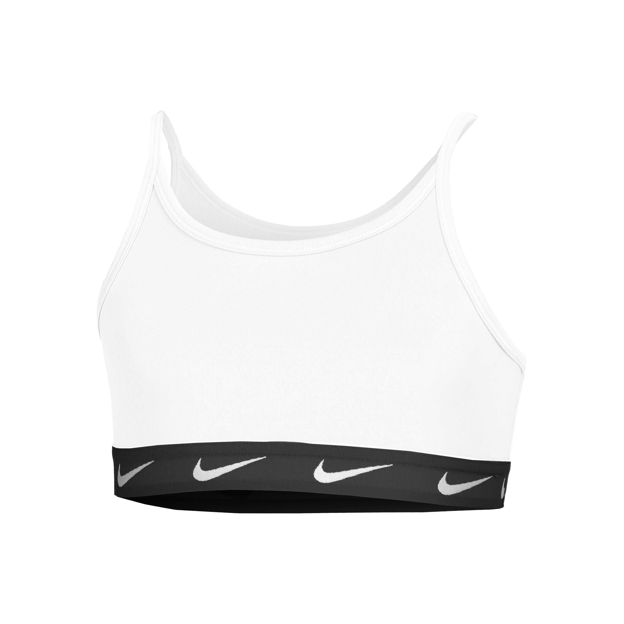 Black and white nike sports bra shop