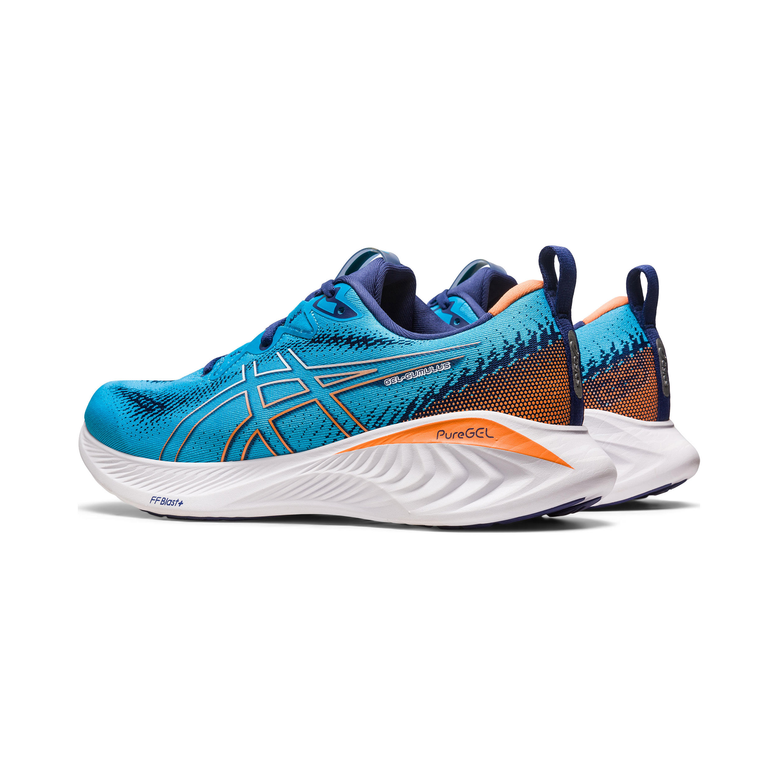 Gel Cumulus 25 Neutralschuh Herren Blau Orange