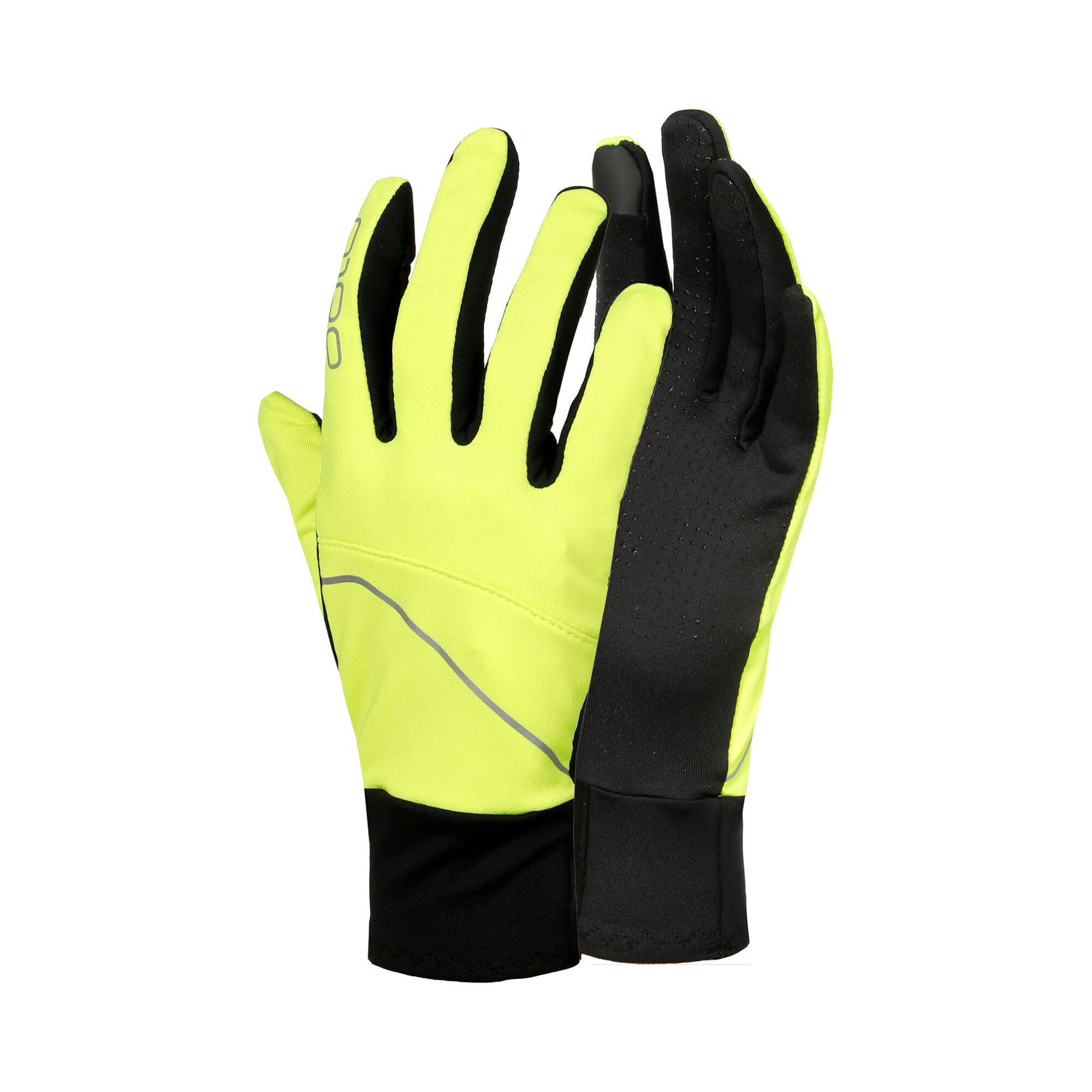 ODLO GLOVES INTENSITY COVER SAFETY LIGHT BLACK