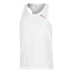 Puma Bekleidung Puma Ultraspun Singlet Laufshirt Herren-Wei&szlig;