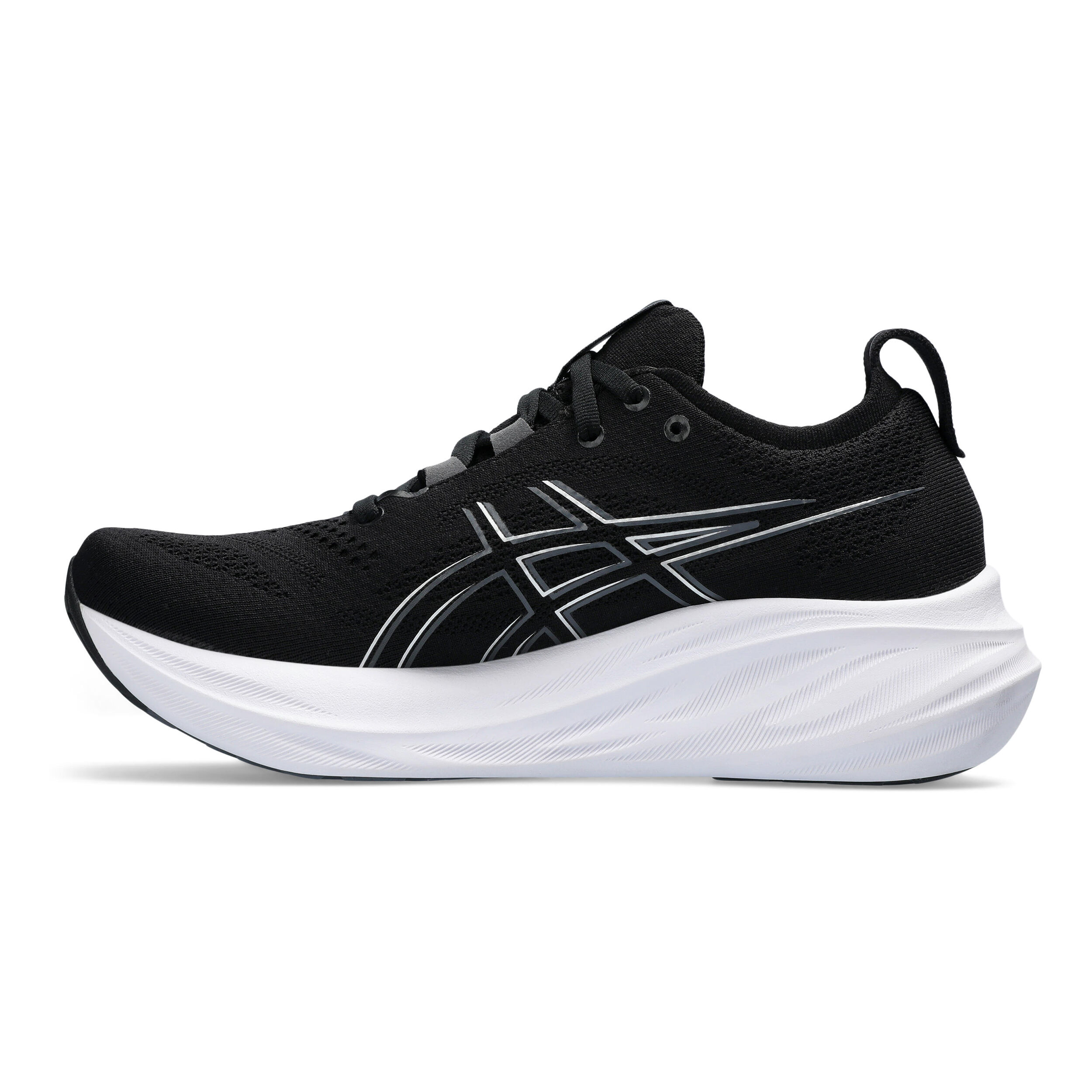 Black asics nimbus womens shop