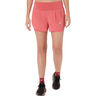 Road 2in1 3.5in Laufshorts Damen-pink, pink