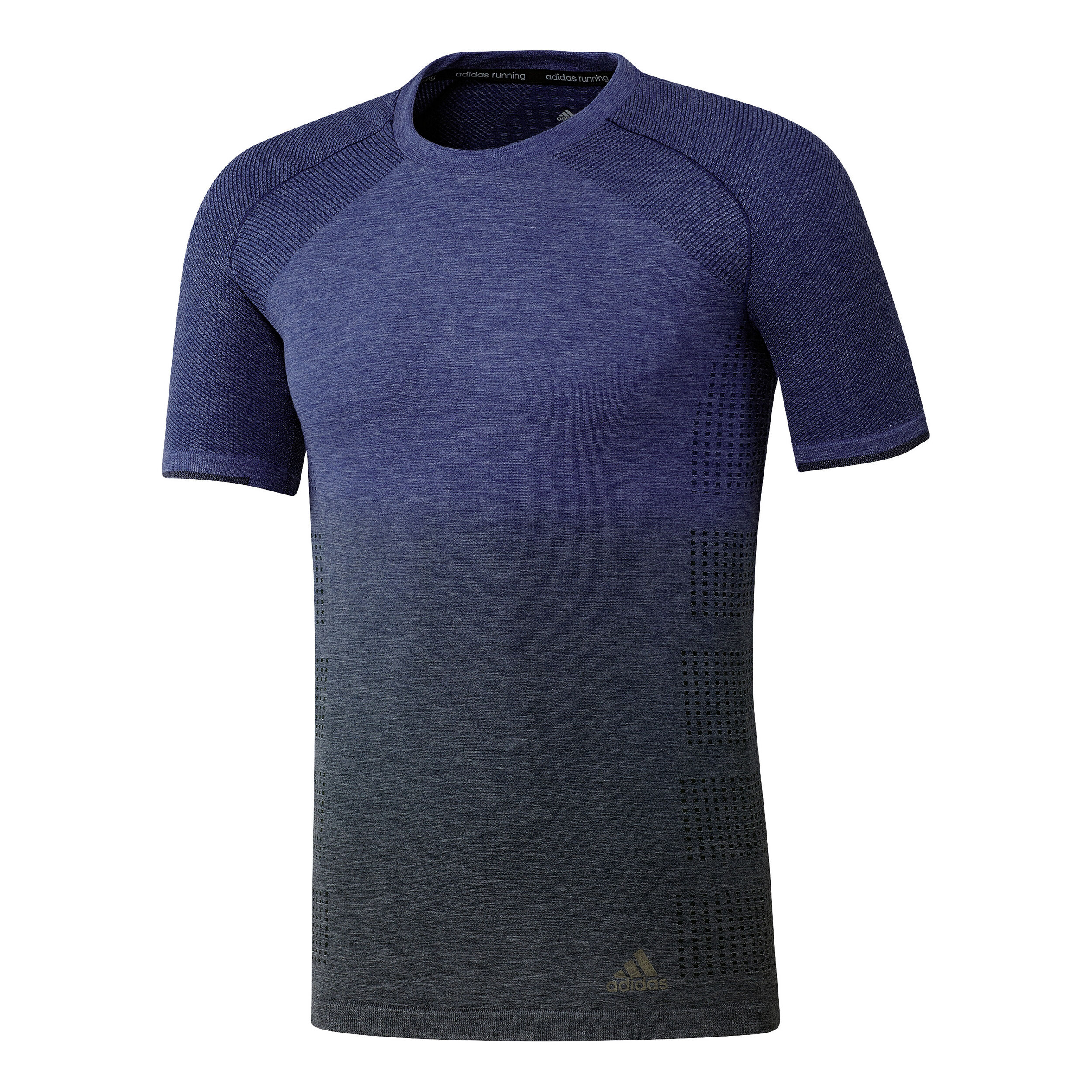 adidas Primeknit Wool Dip Dye T Shirt Herren Dunkelblau Dunkelgrau online kaufen Running Point DE