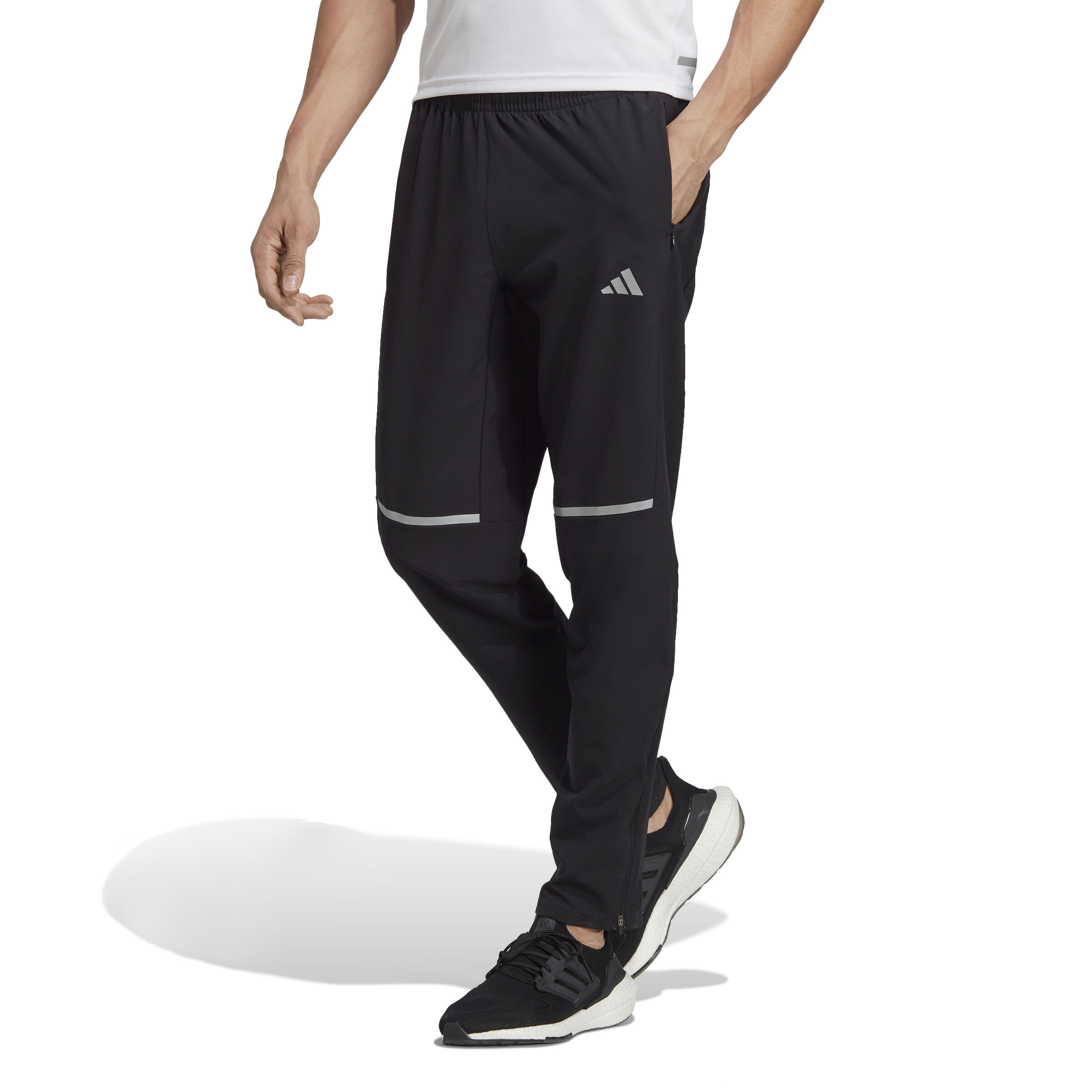 adidas Own The Run Shell Laufhose Herren Schwarz online kaufen Running Point DE