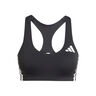 Adizero Medium Support Sport-BH Damen-Schwarz