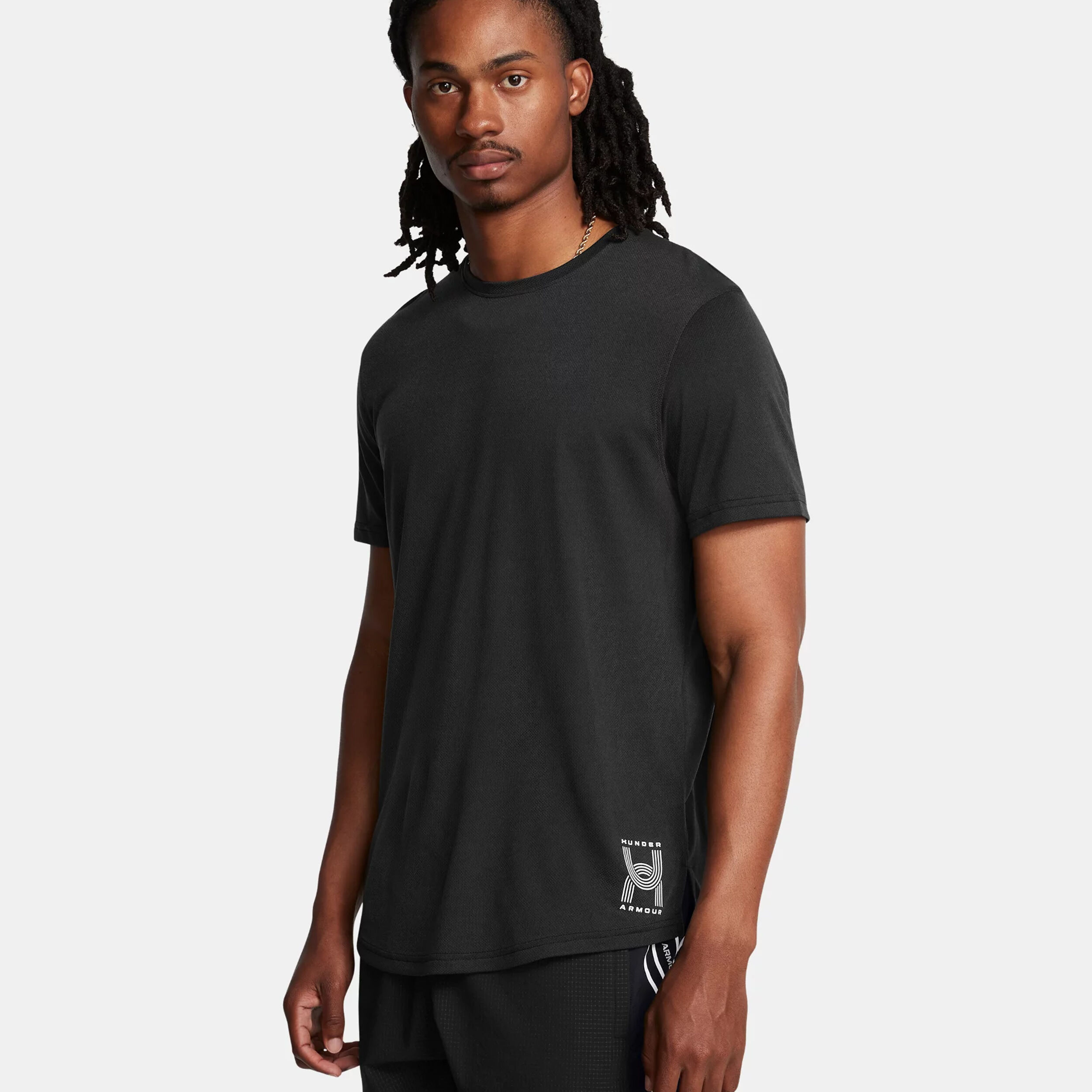 Run Anywhere Laufshirt Herren Schwarz Grau