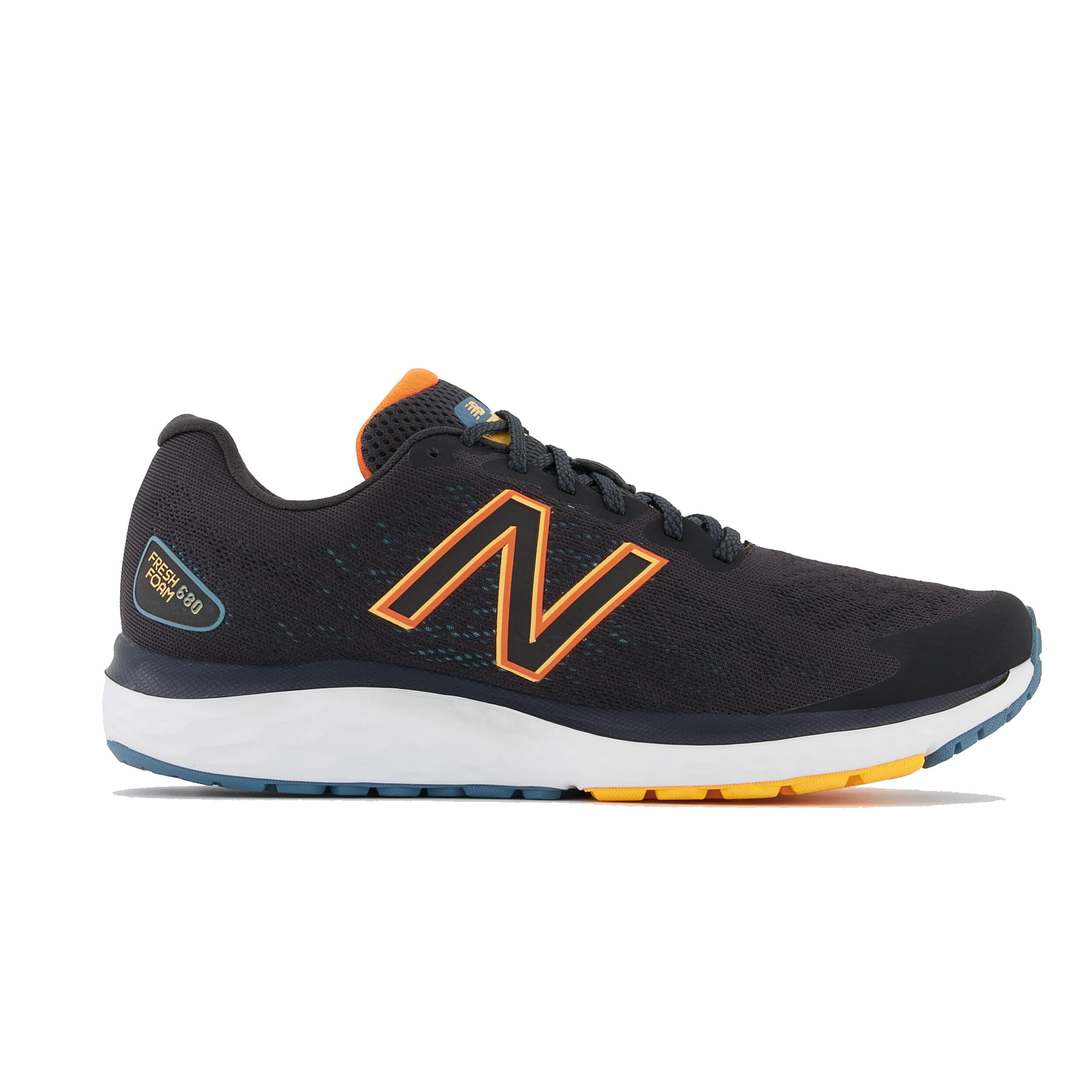 Fresh Foam 680 V7 Neutralschuh Herren Schwarz Orange