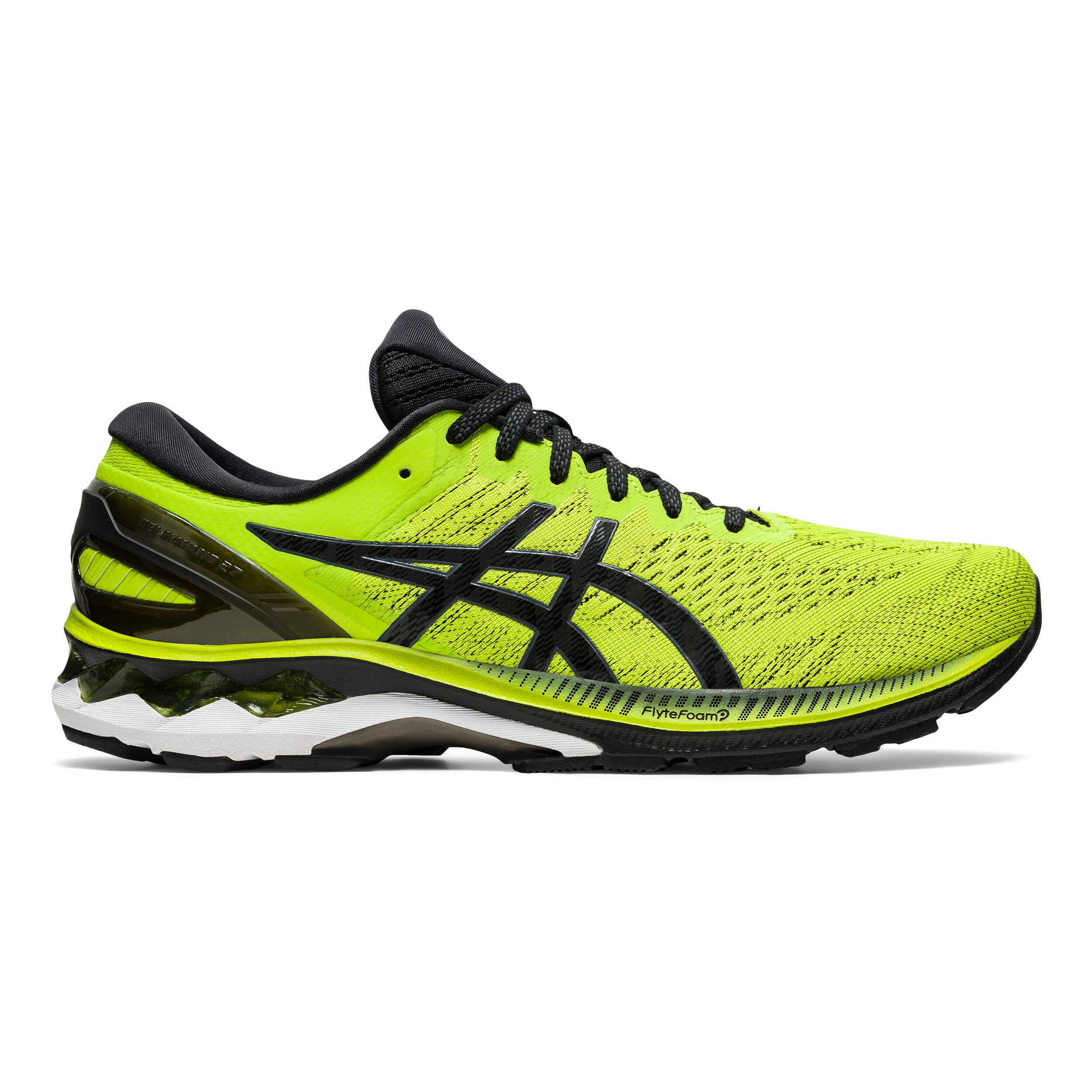 Gel Kayano 27 Stabilitatsschuh Herren Limette Schwarz