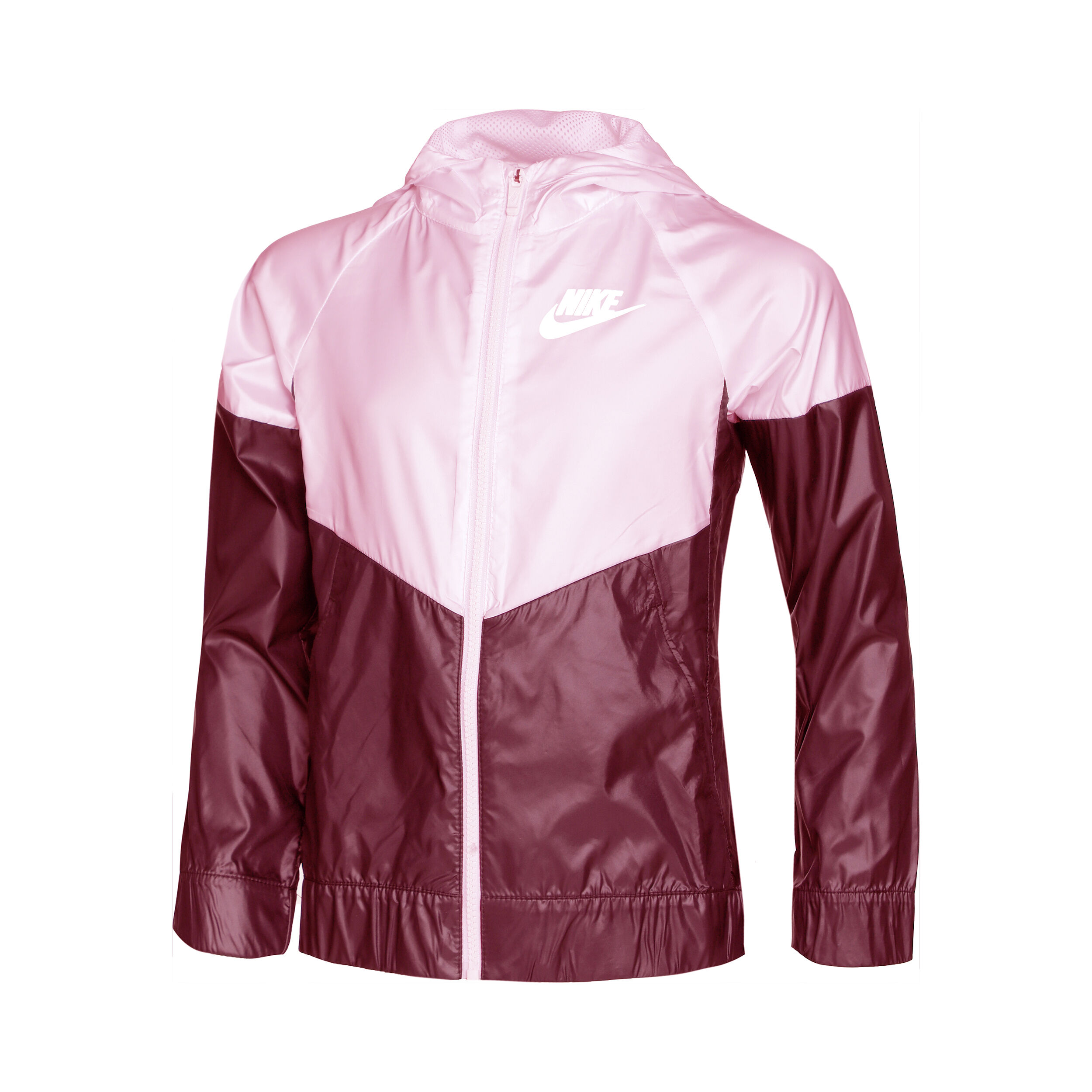 Sportswear Windrunner Trainingsjacke Madchen Dunkelrot Rosa