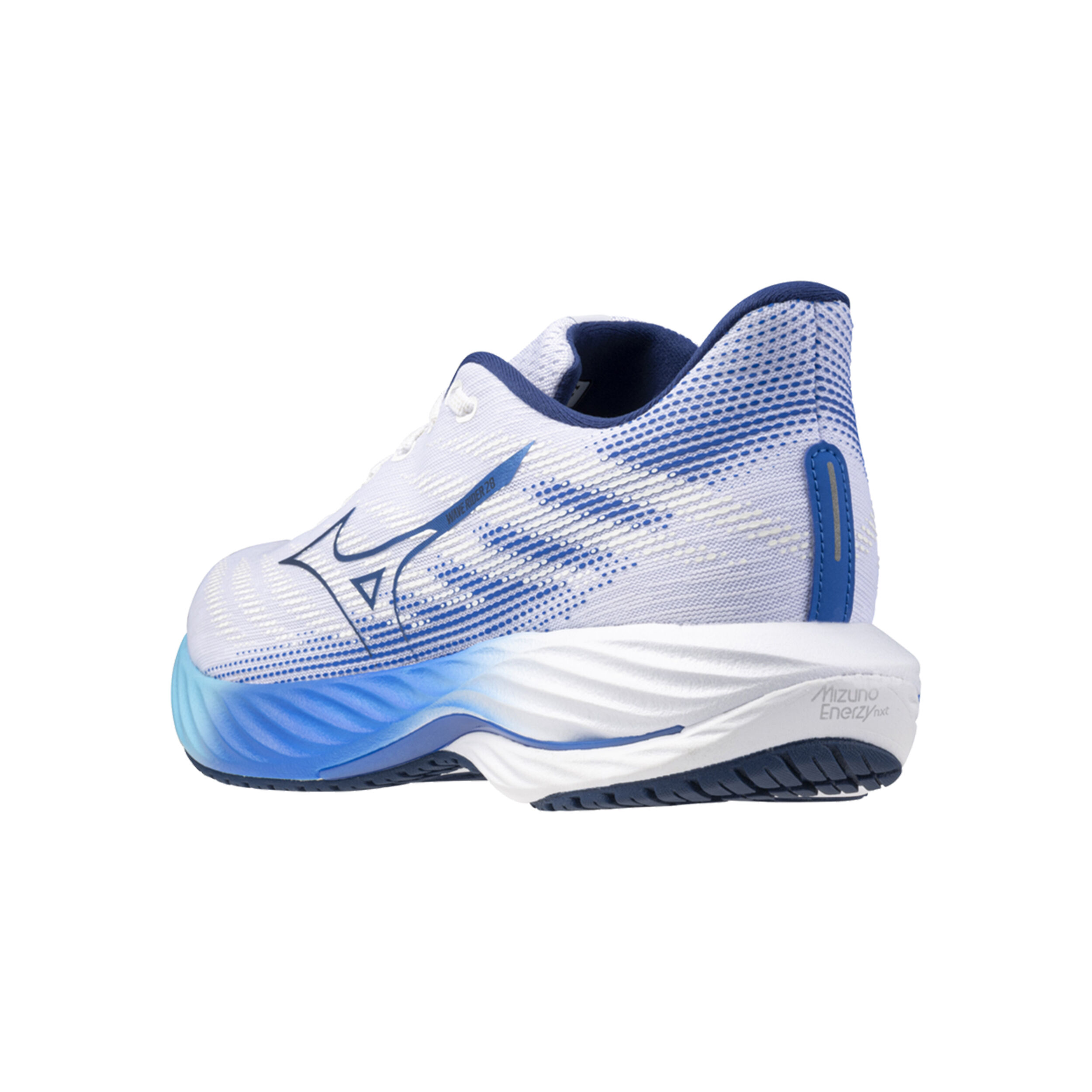 Mizuno Wave Rider 28 Neutralschuh Herren WeiB Blau online kaufen Running Point DE