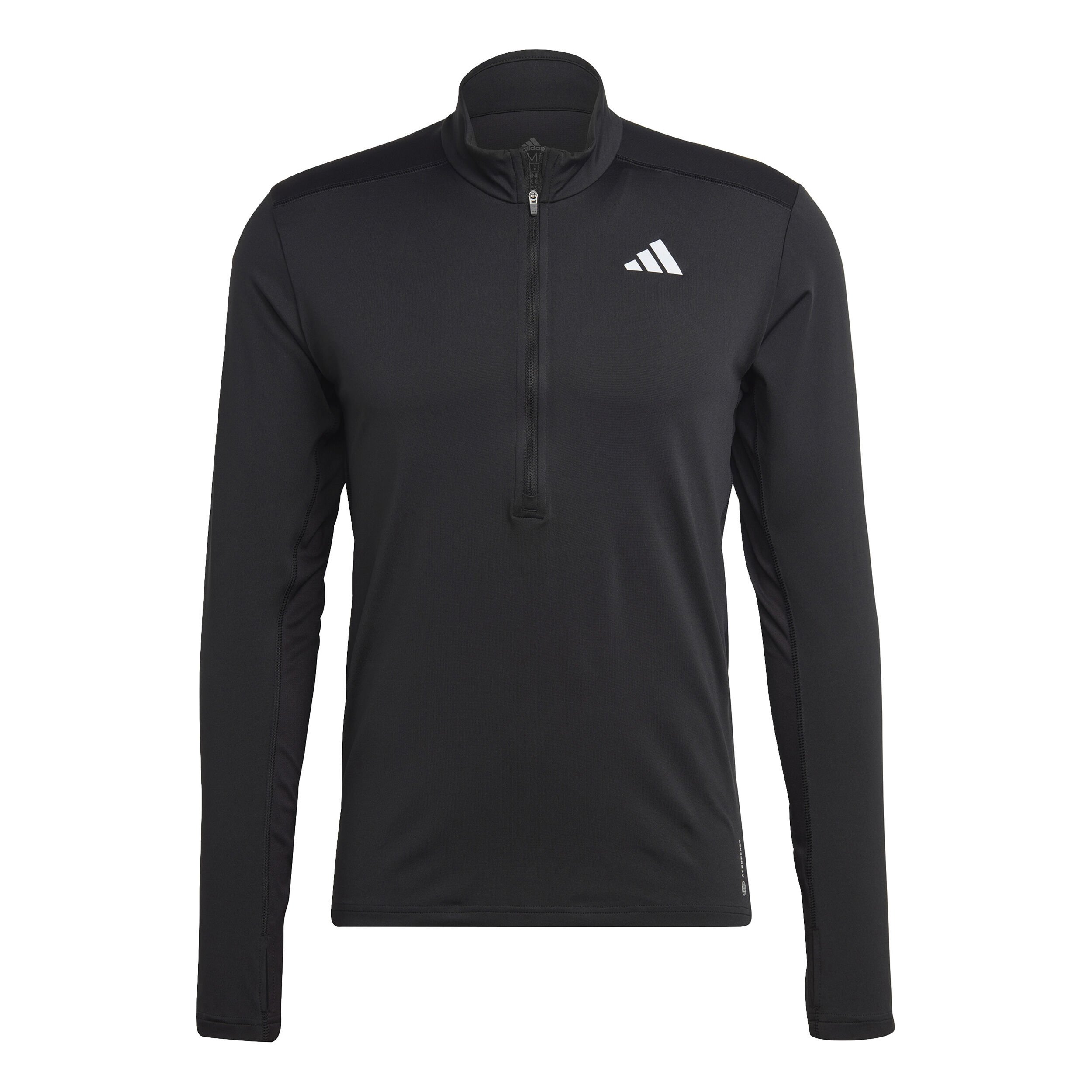 Black adidas half zip new arrivals