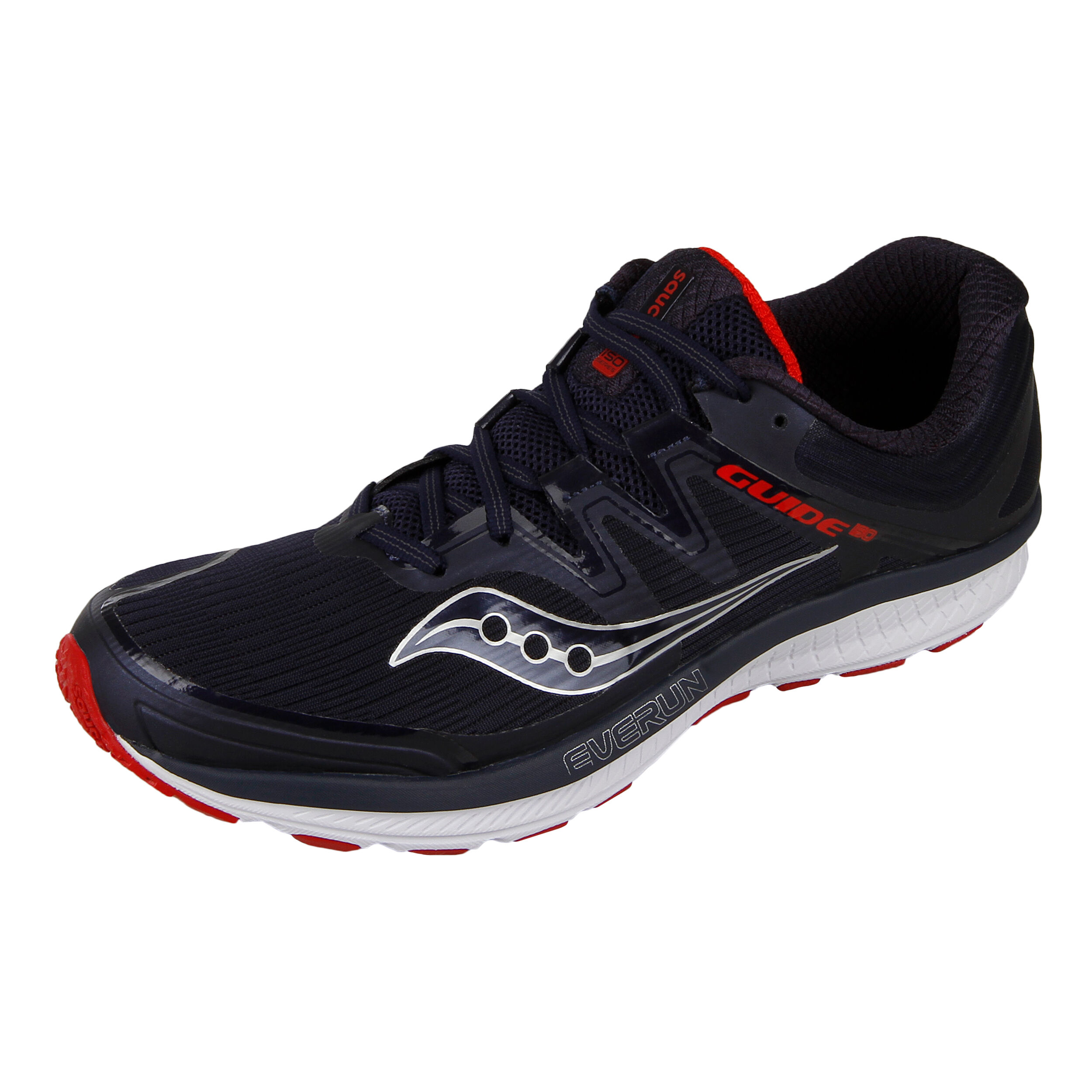 Saucony Guide Iso Stabilitatsschuh Herren Dunkelblau Rot online kaufen Running Point DE