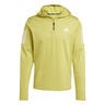 Own the Run Winter Half-Zip Laufshirt Herren-gelb