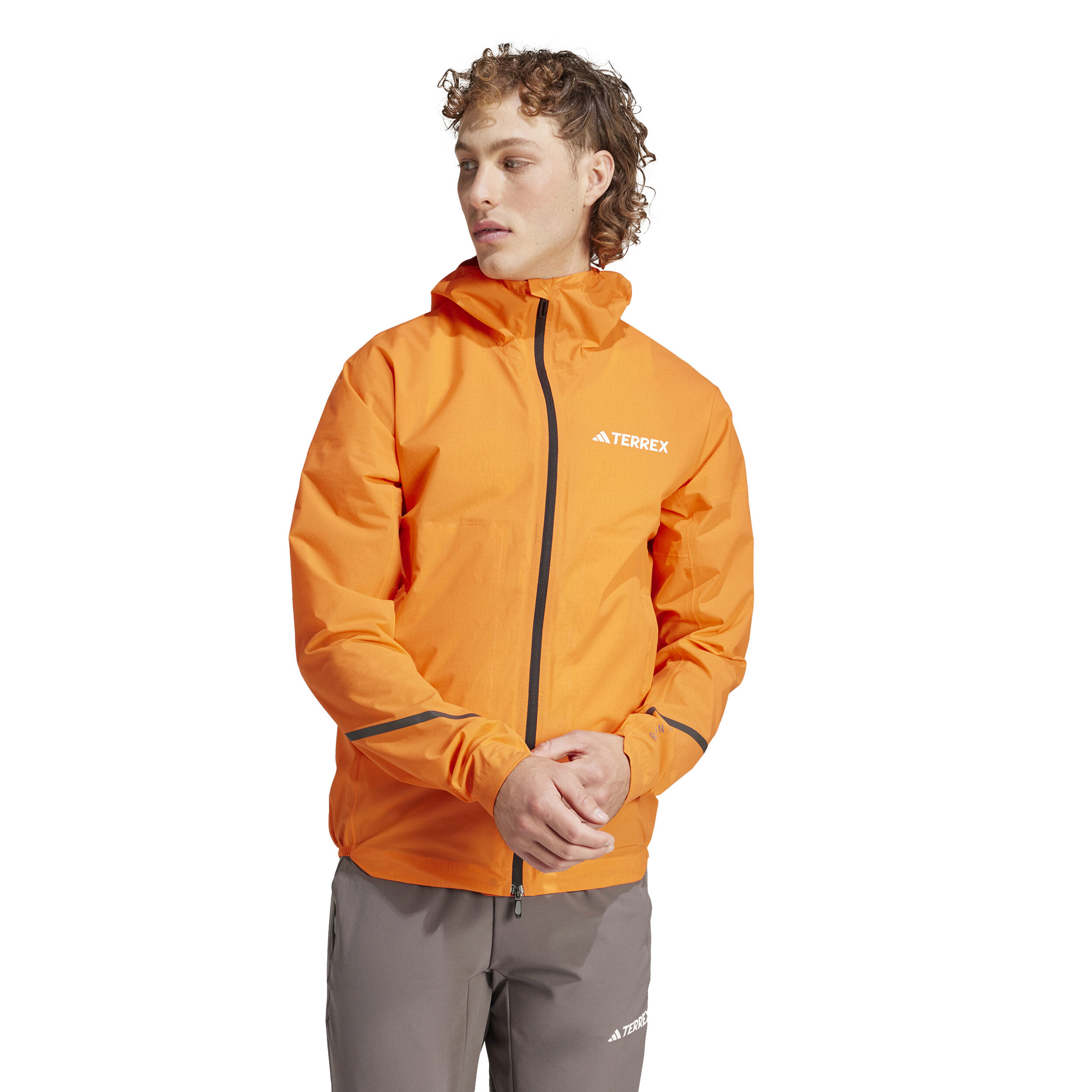 Adidas jacke neon orange best sale