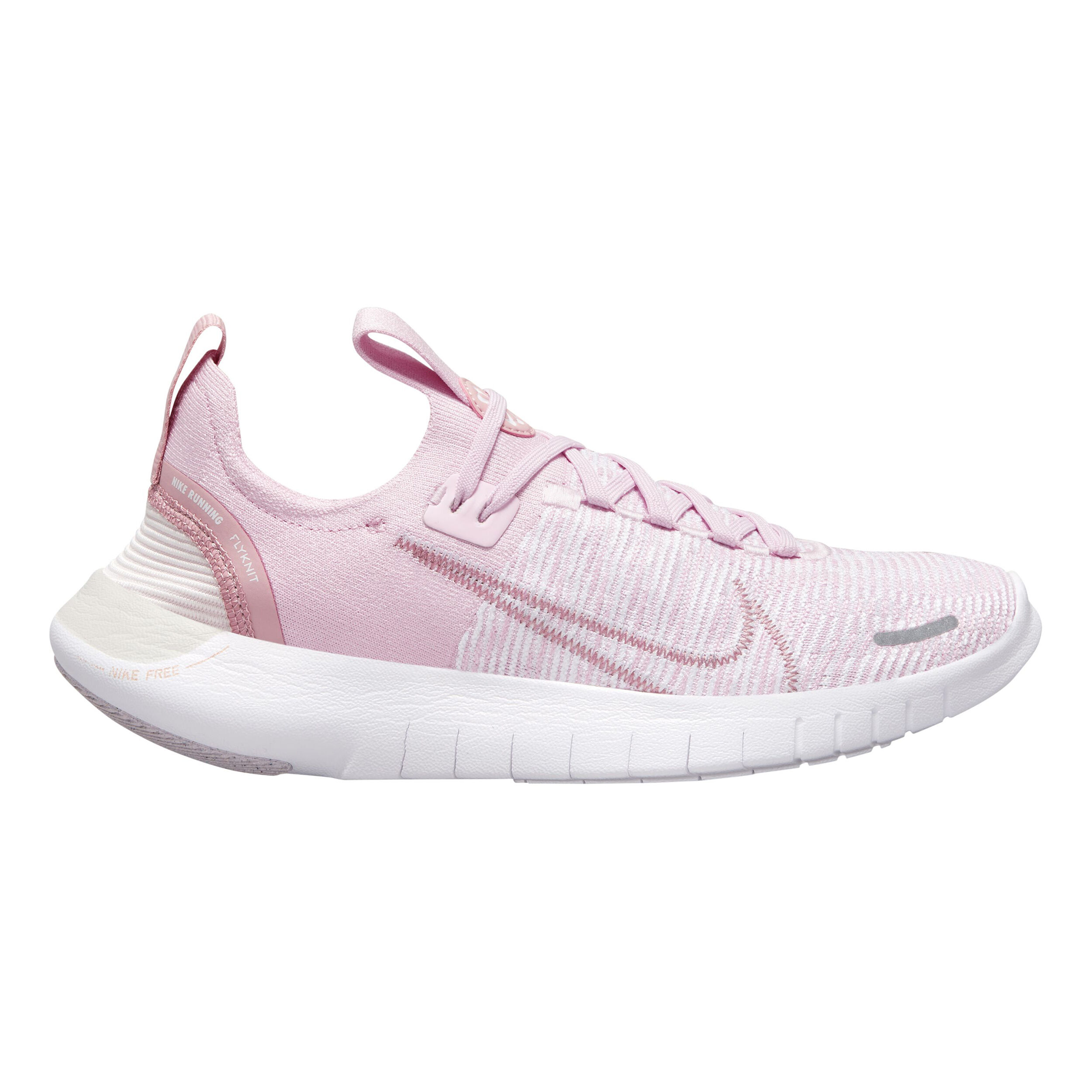Nike Free Run Flyknit Next Nature Neutralschuh Damen Pink Wei