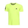 Club 3 Stripes T-Shirt Jungen - neongelb, 