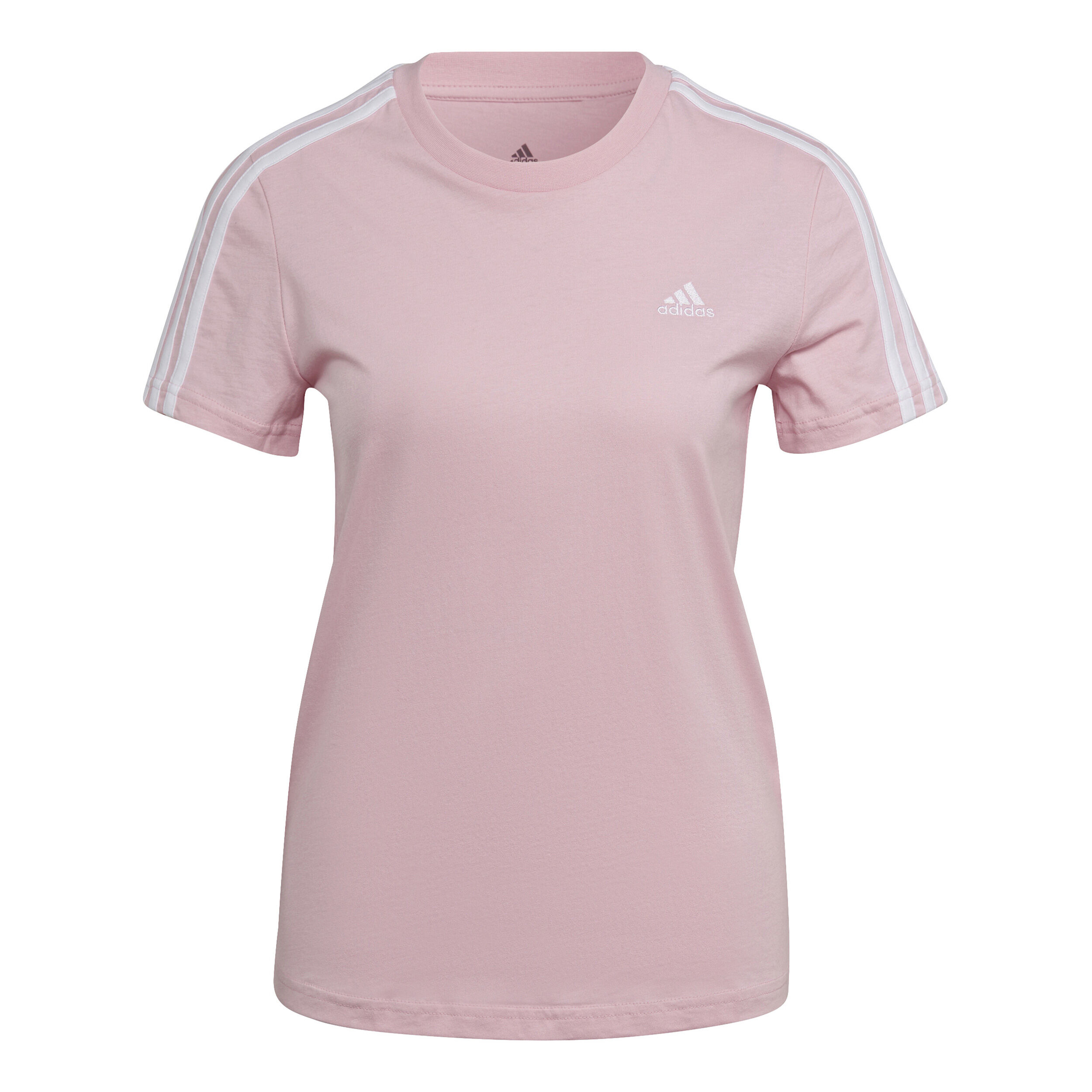 adidas 3 Stripes T Shirt Damen Rosa online kaufen Running Point DE