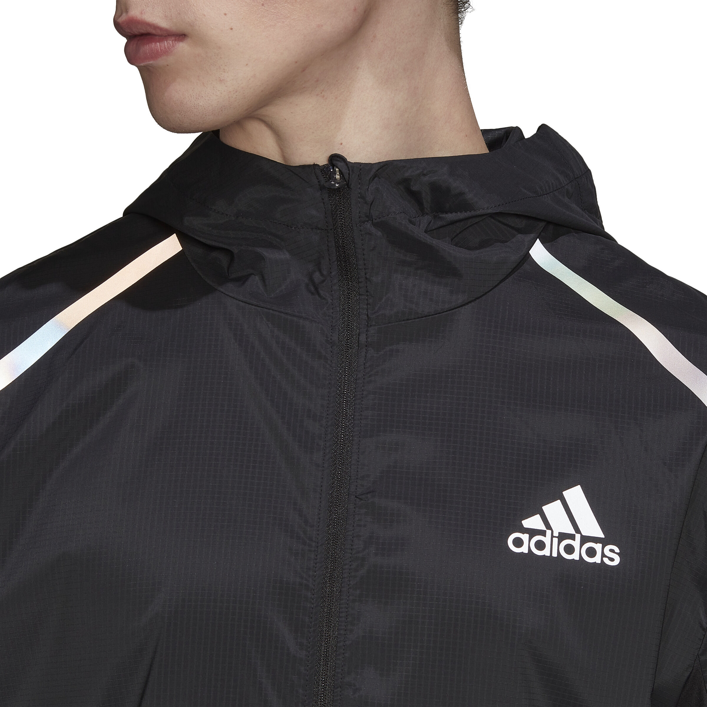 Marathon Laufjacke Herren Schwarz