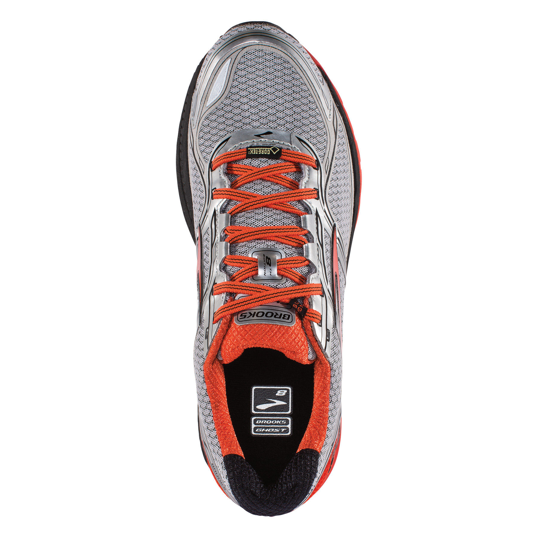 Ghost 8 GTX Sneaker Herren Silber Orange