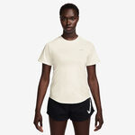 Nike Bekleidung Nike Swift Laufshirt Damen - creme