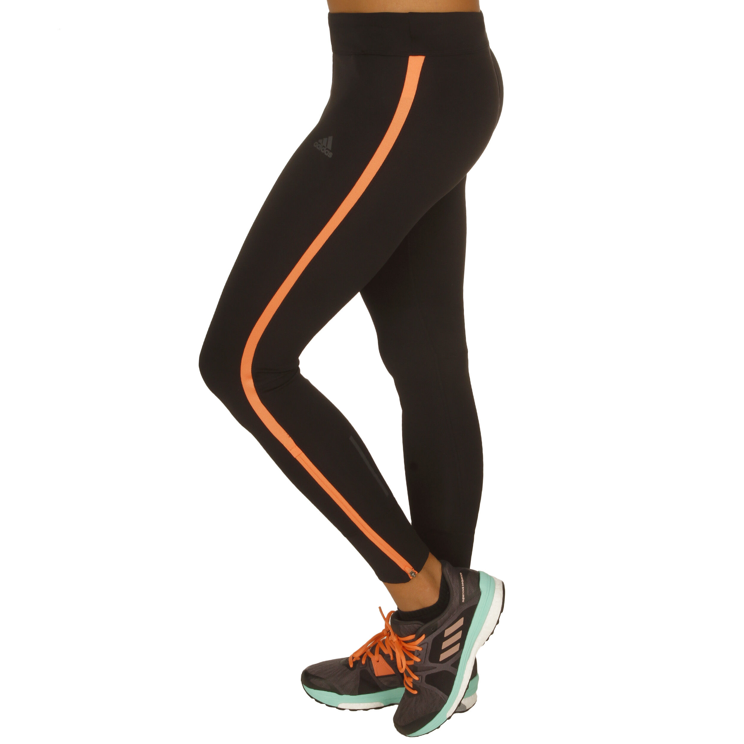 adidas Response Tight Damen Schwarz Orange online kaufen Running Point DE