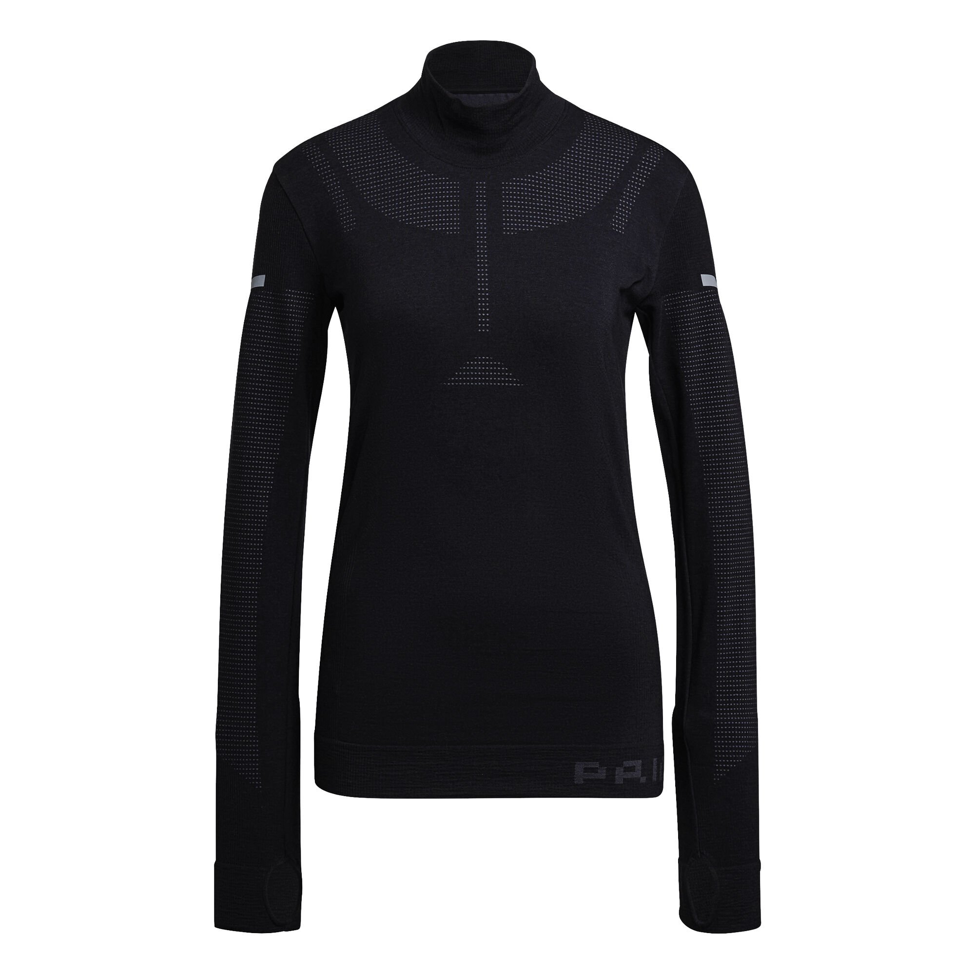 Primeknit Longsleeve Damen Schwarz