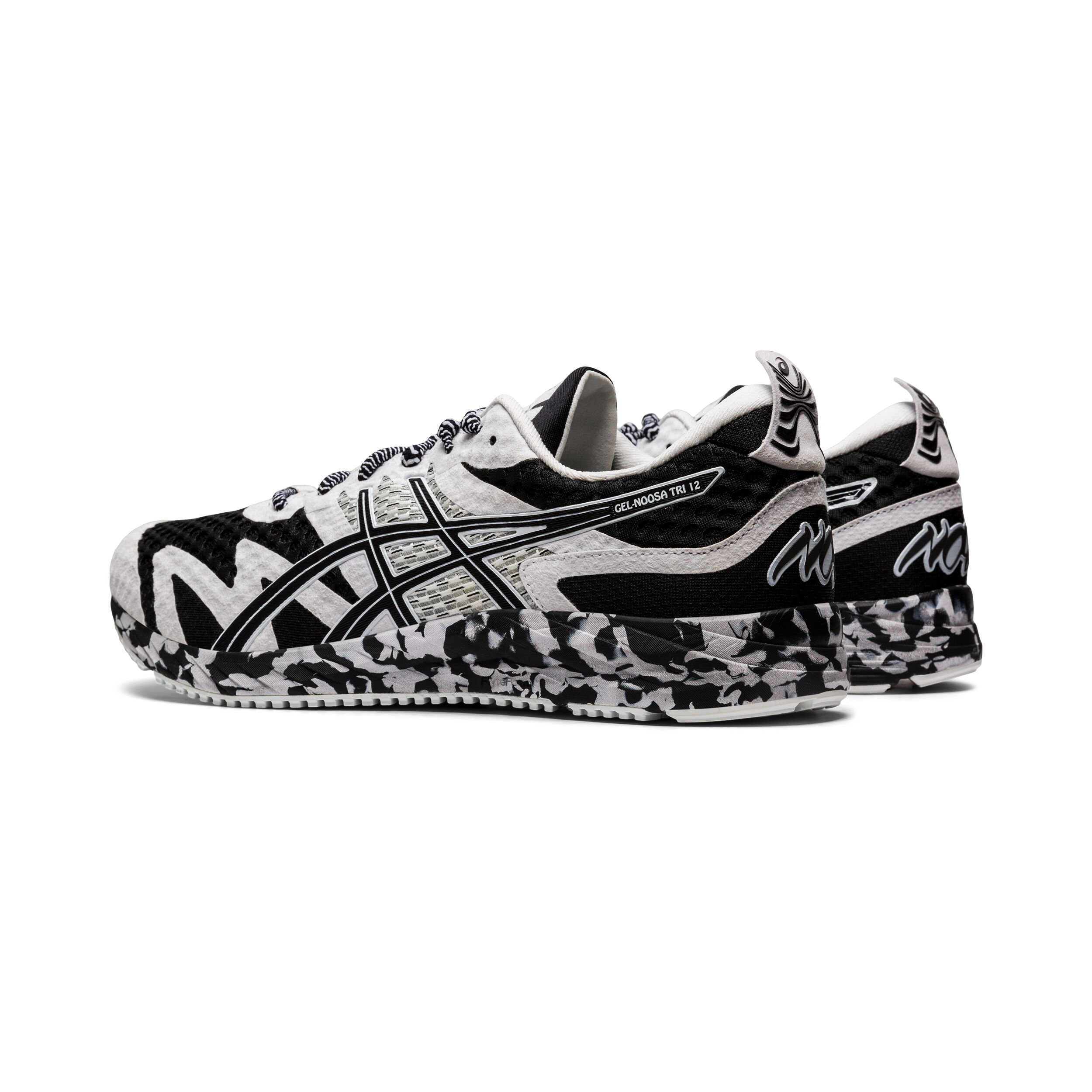 ASICS Gel Noosa Tri 12 Wettkampfschuh Herren Schwarz WeiB online kaufen Running Point DE