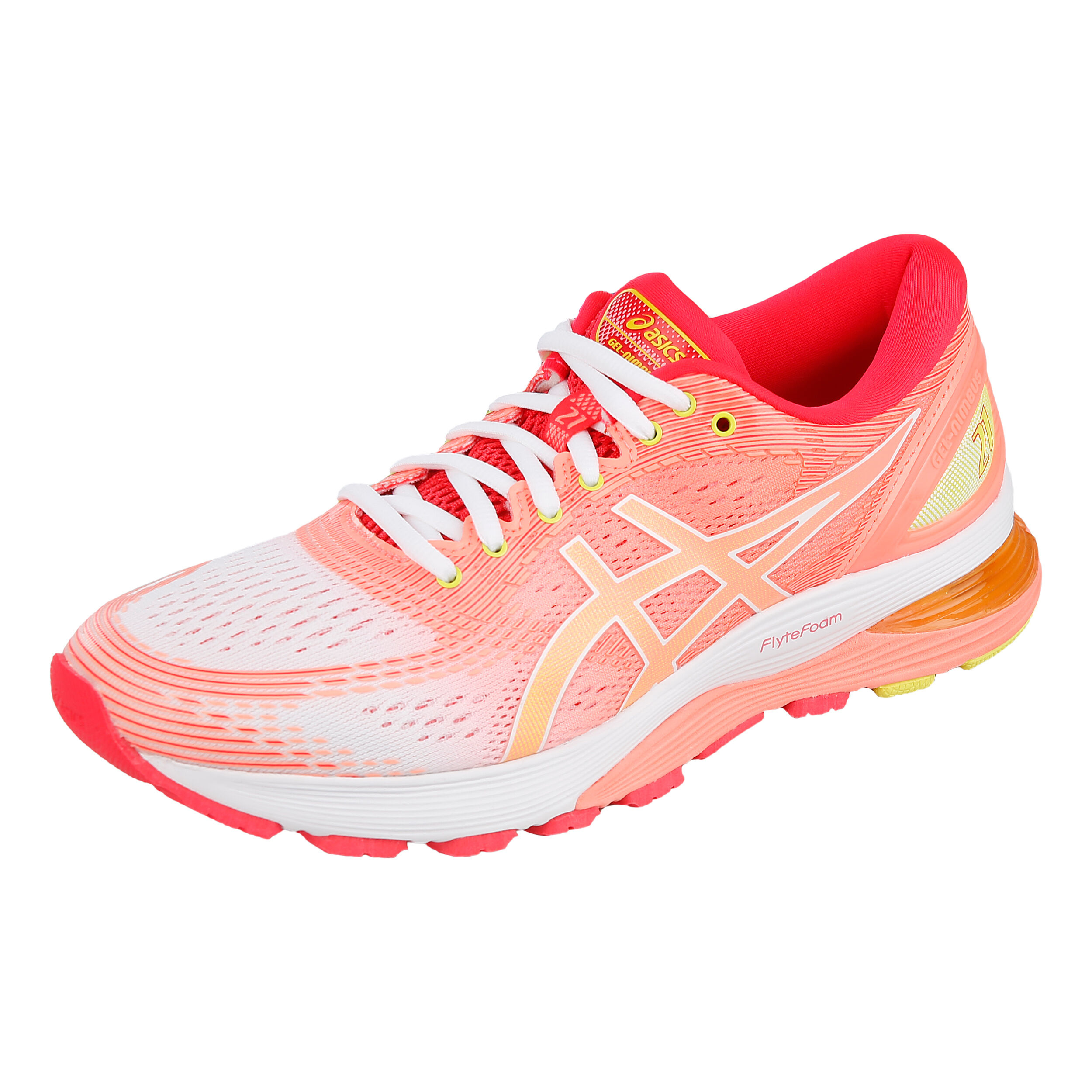 Gel Nimbus 21 Neutralschuh Damen Koralle Apricot