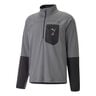 Seasons Raincell Half-Zip Lauftop Herren-Grau,Schwarz