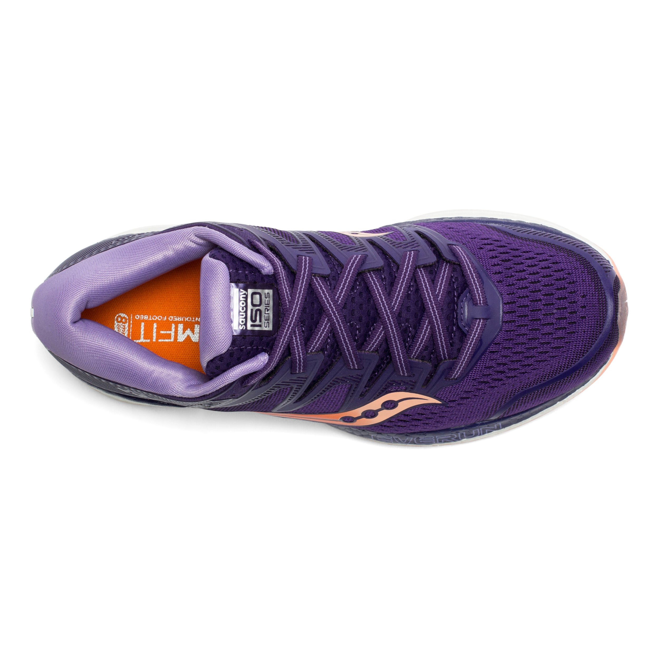 Saucony Hurricane Iso 2 Stabilitatsschuh Damen Lila Apricot online kaufen Running Point DE