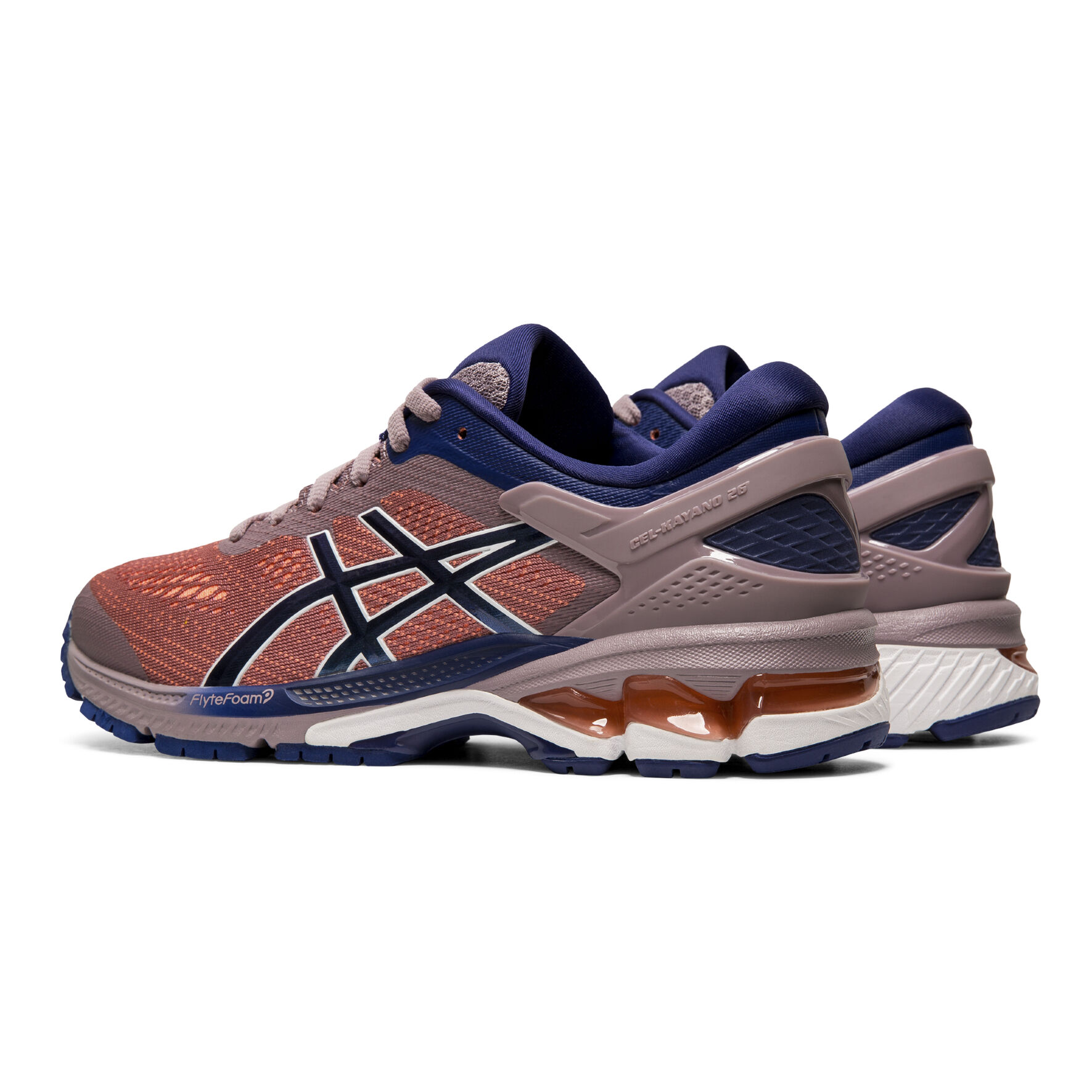 Gel Kayano 26 Stabilitatsschuh Damen Flieder Blau