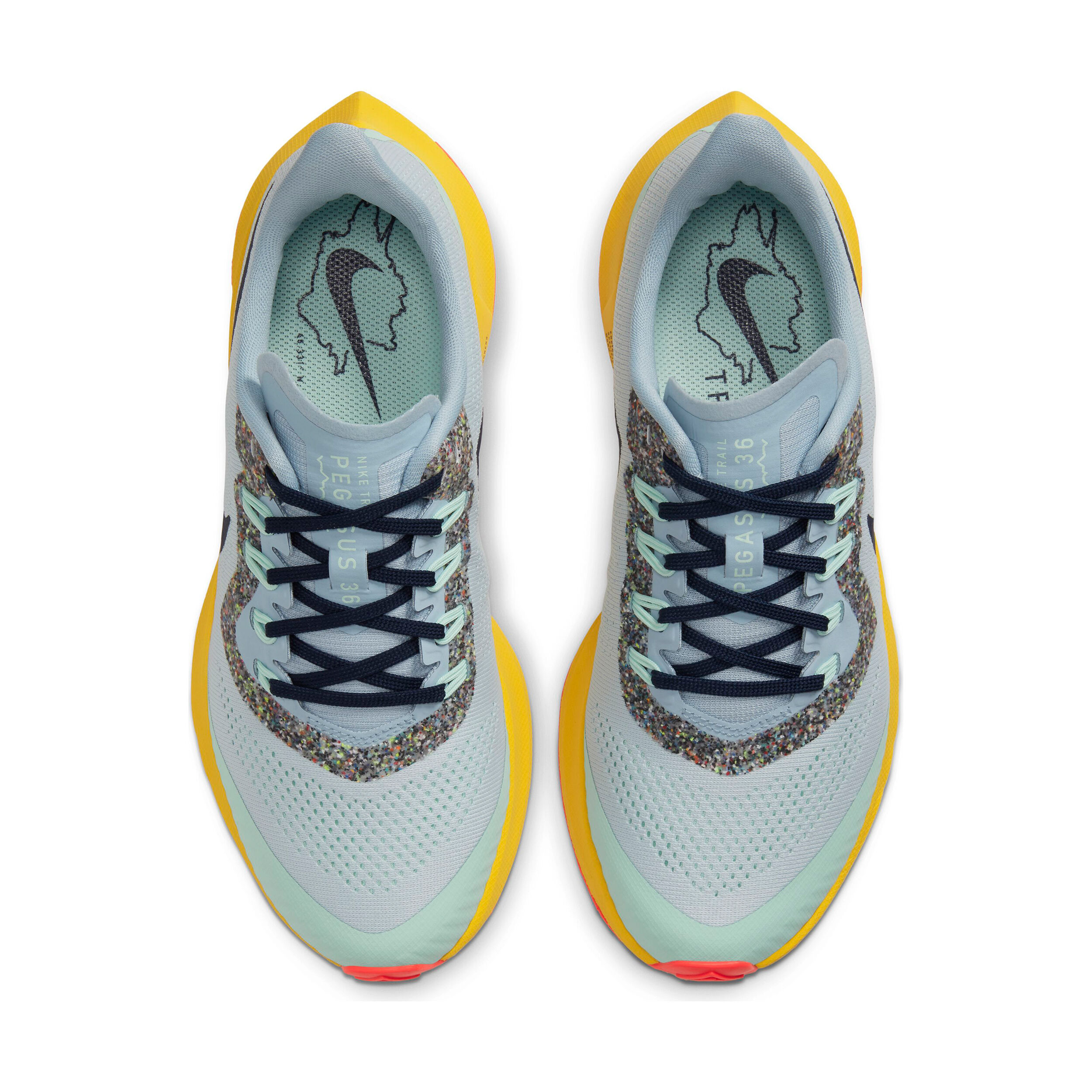 Nike Air Zoom Pegasus 36 Trailschuh Damen Hellblau Gelb online kaufen Running Point DE