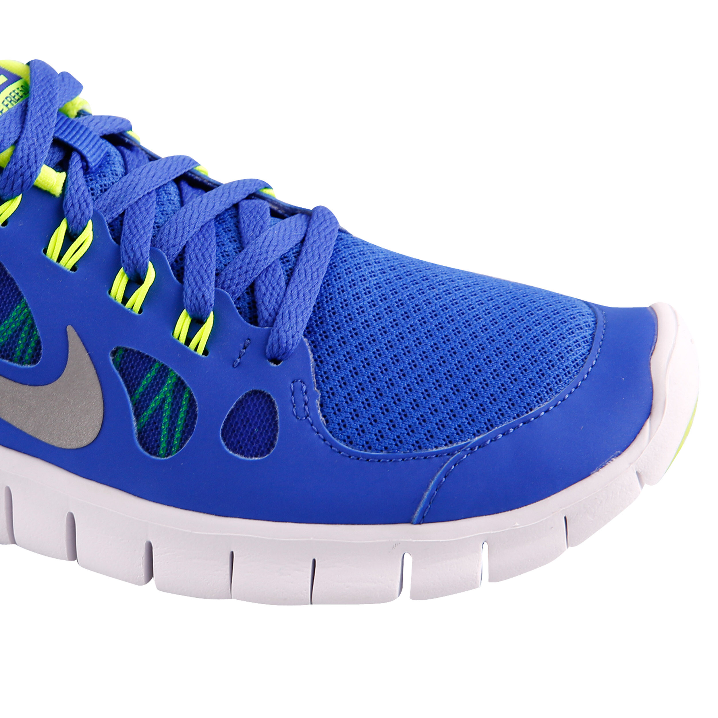 Nike Free Run 3 Natural Running Schuh Kinder Blau Neongelb online kaufen Running Point DE