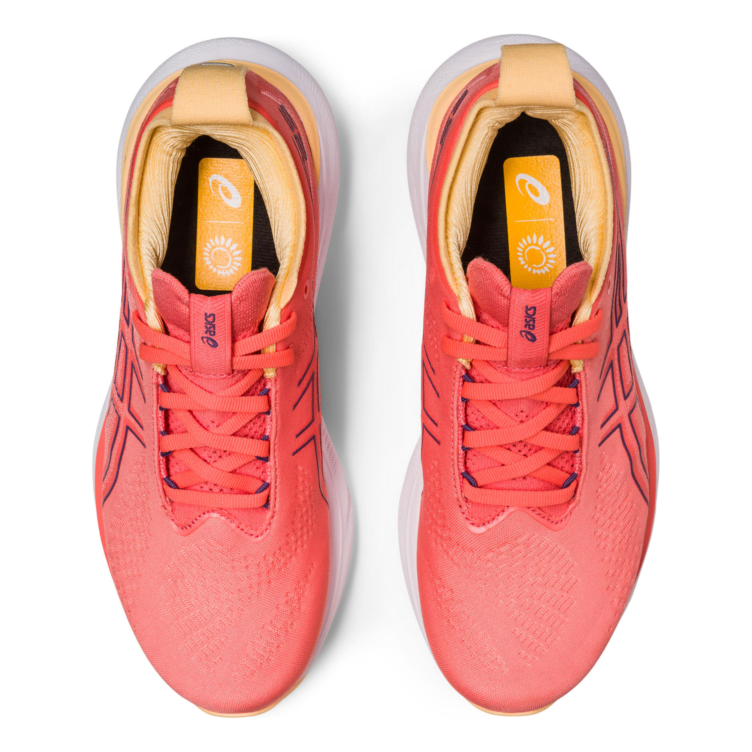 Gel Nimbus 25 Neutralschuh Damen Orange Lila
