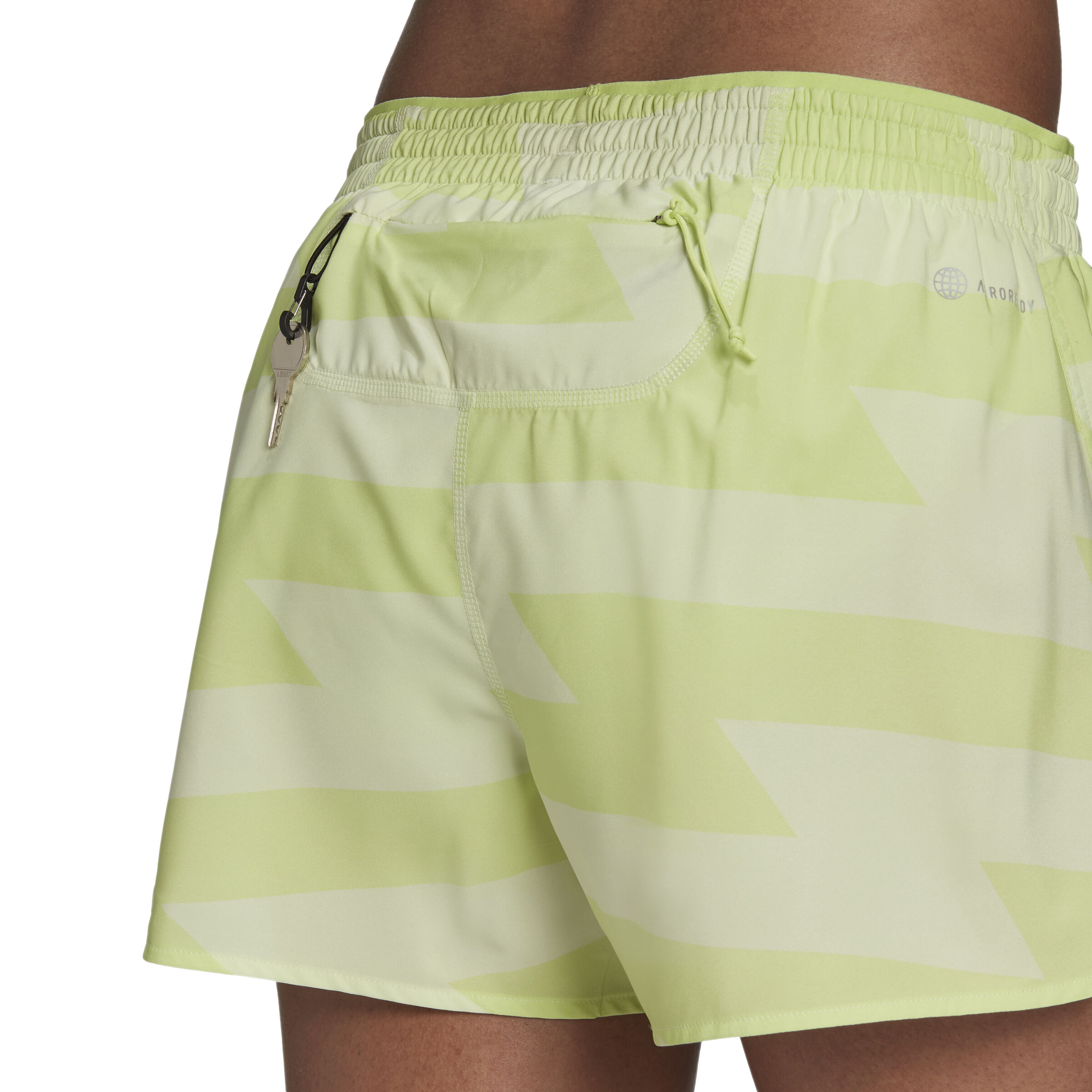 Runfast Split 3in Shorts Damen Limette