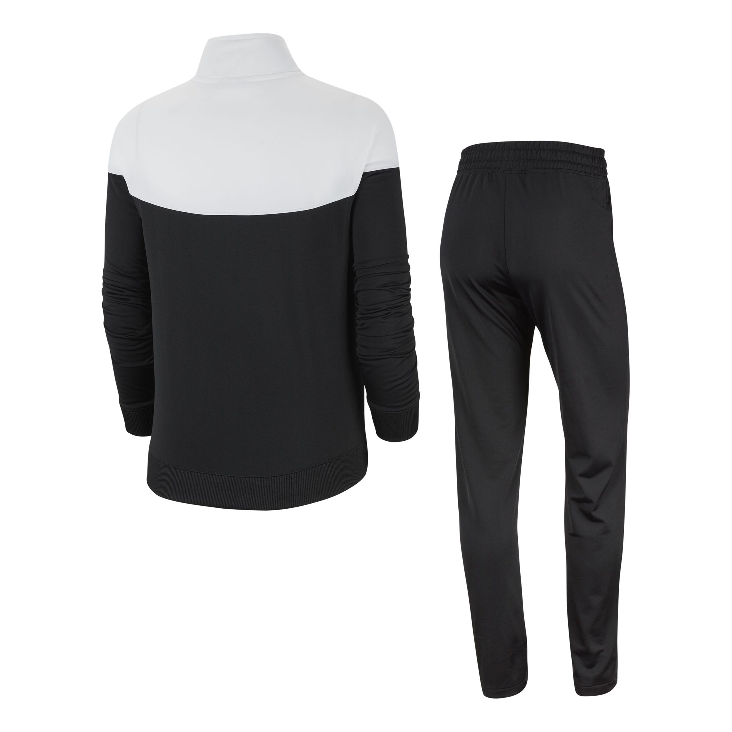 Black and white nike jogging suit store