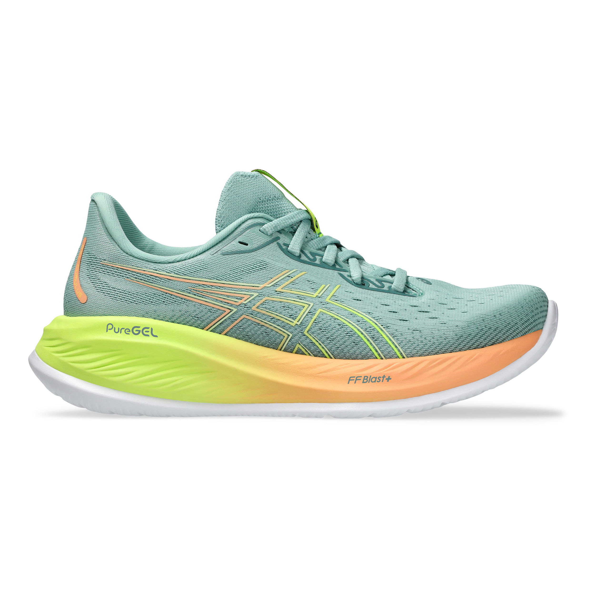 ASICS Gel Cumulus 26 Paris Neutralschuh Damen Grau Orange online kaufen Running Point DE
