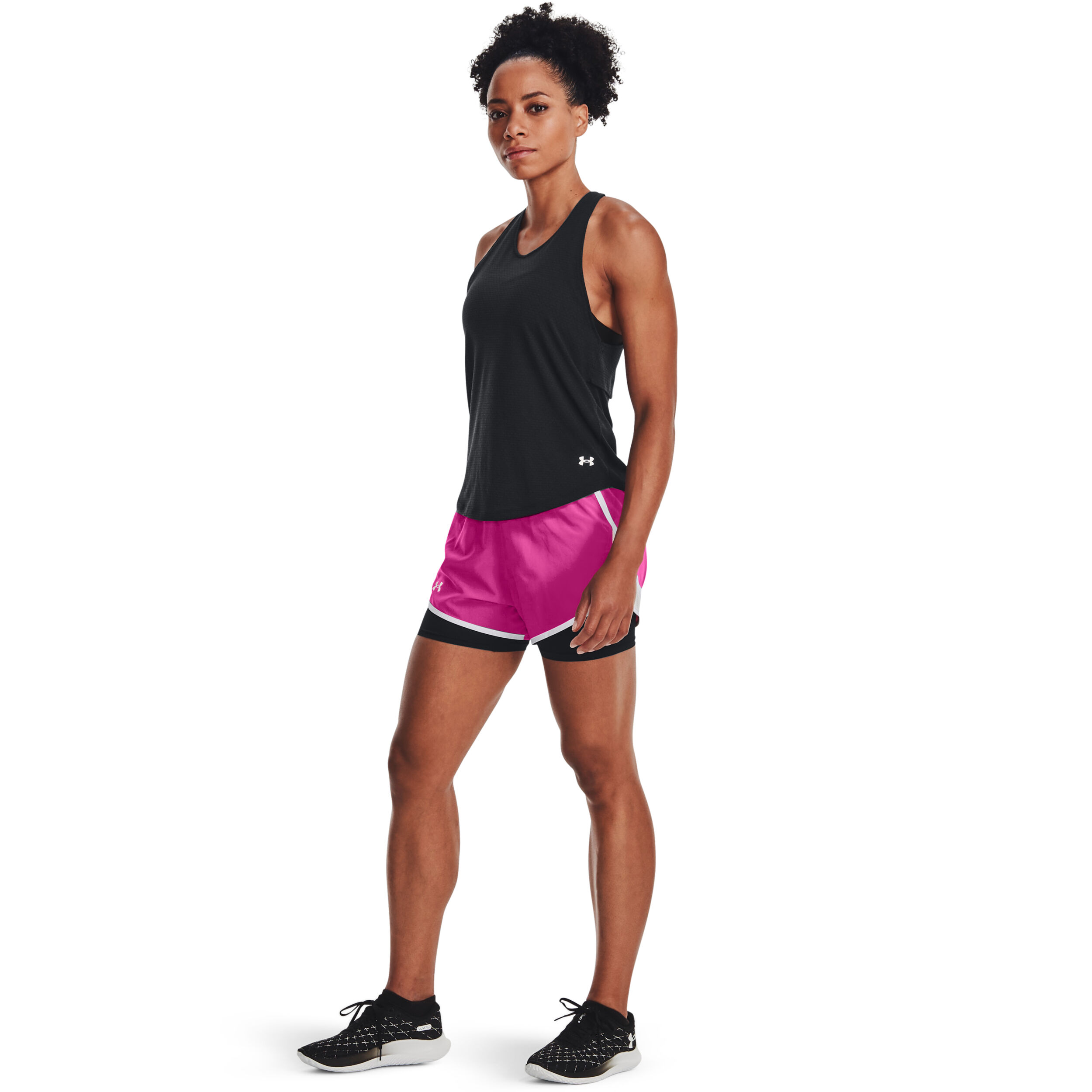 Under armour fly by shorts sale