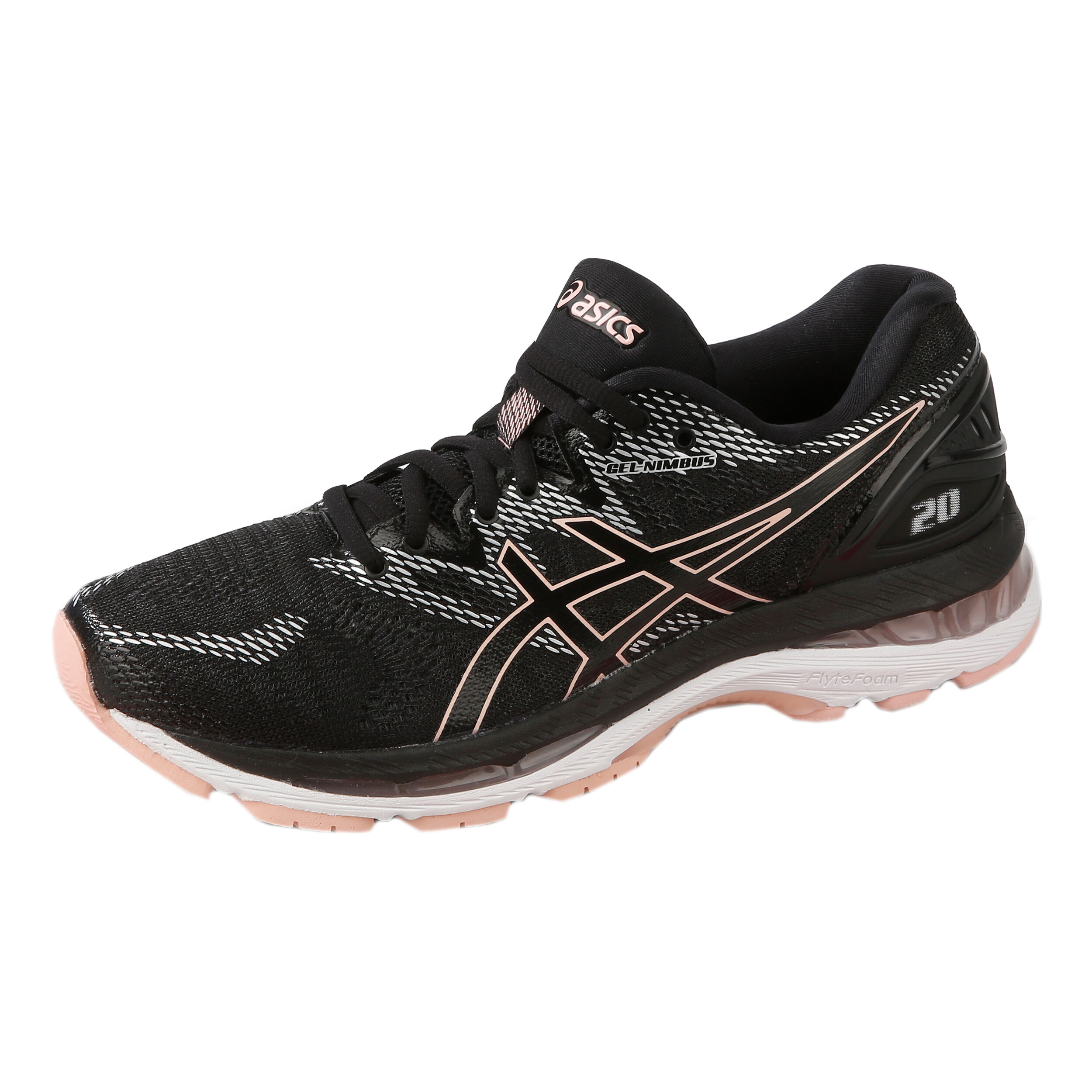 Asics nimbus 20 negras best sale