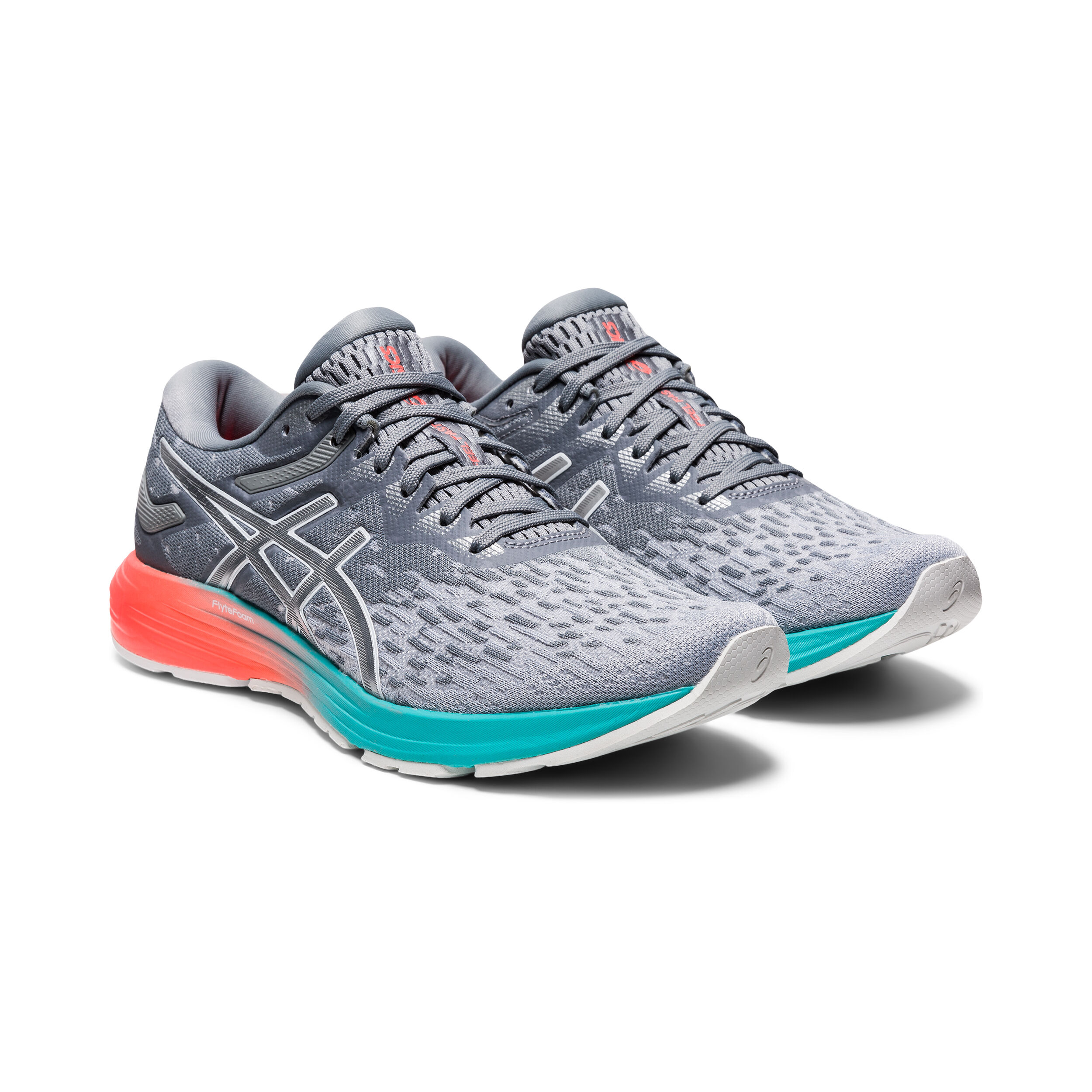 ASICS Dynaflyte 4 Neutralschuh Damen Grau Turkis online kaufen Running Point DE