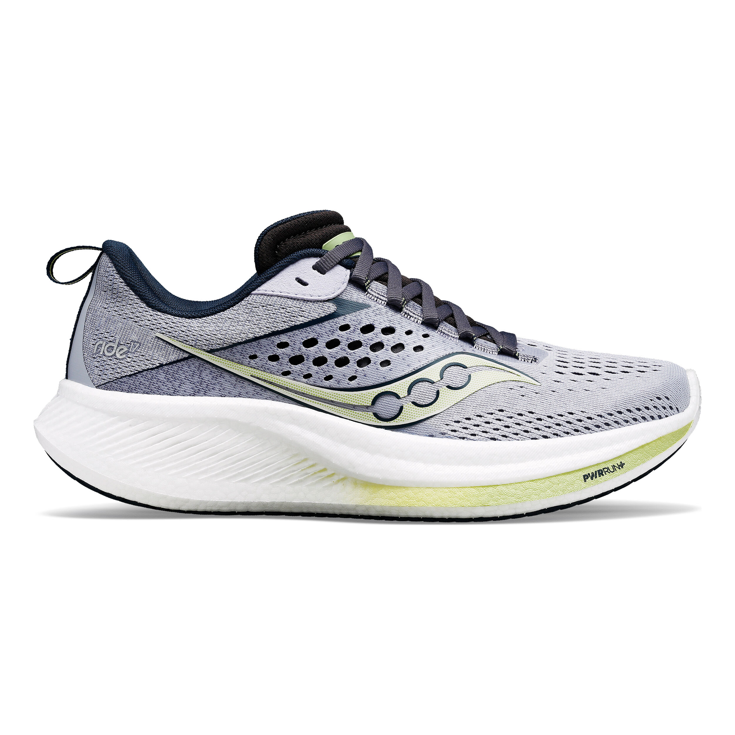 Saucony Ride 17 Neutralschuh Damen Flieder Dunkelblau online