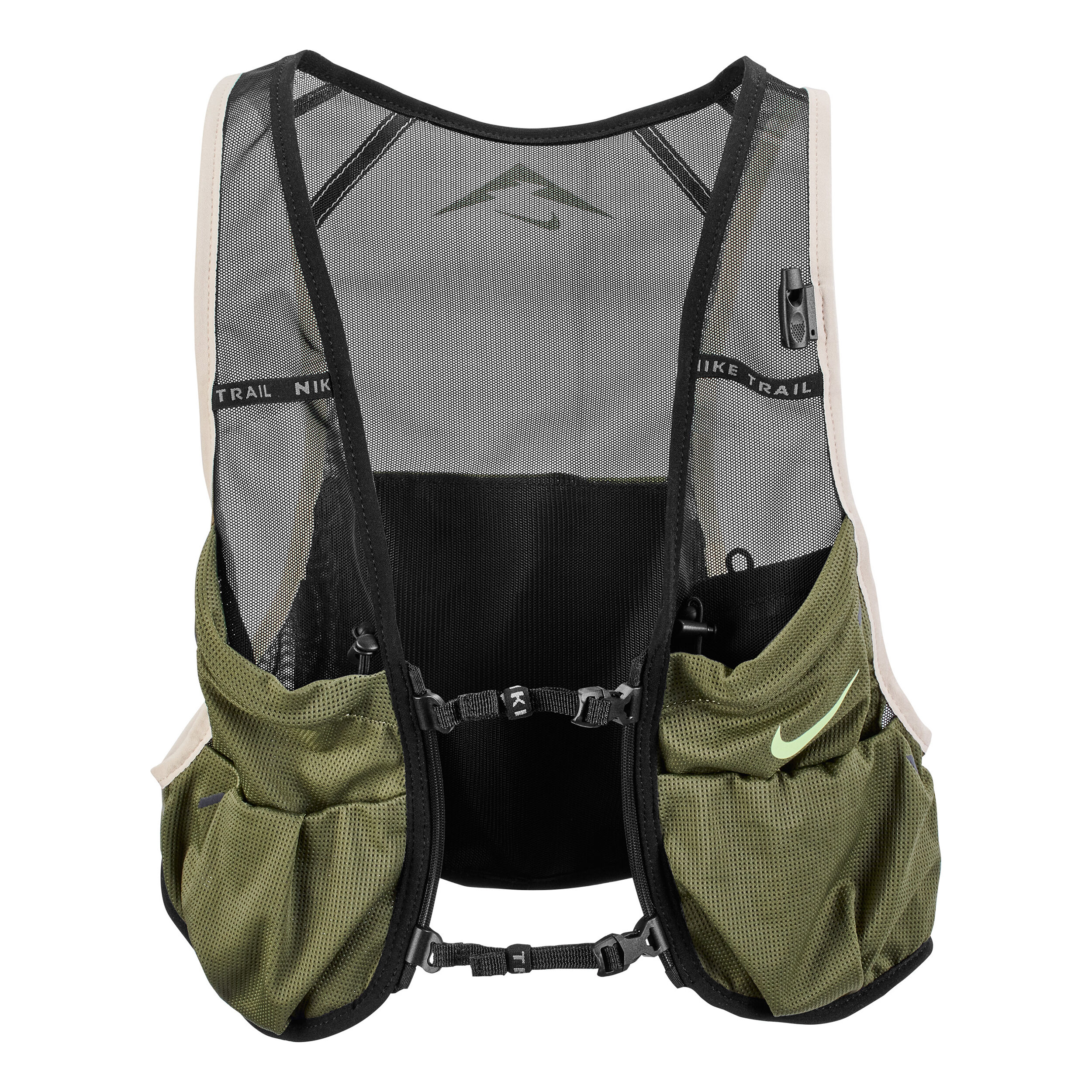 Nike Trail Vest 2.0 Trinkrucksack Schwarz Oliv online kaufen Running Point DE